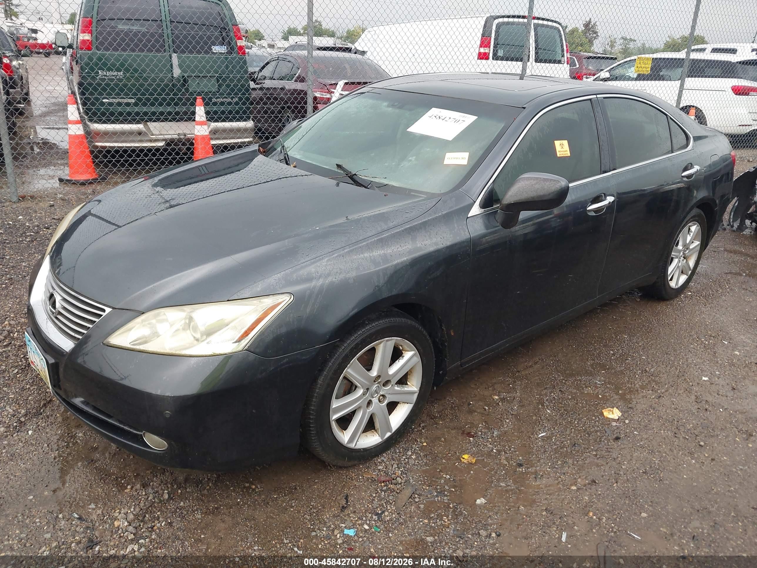 2007 Lexus Es 350 Gray vin: JTHBJ46G672112929