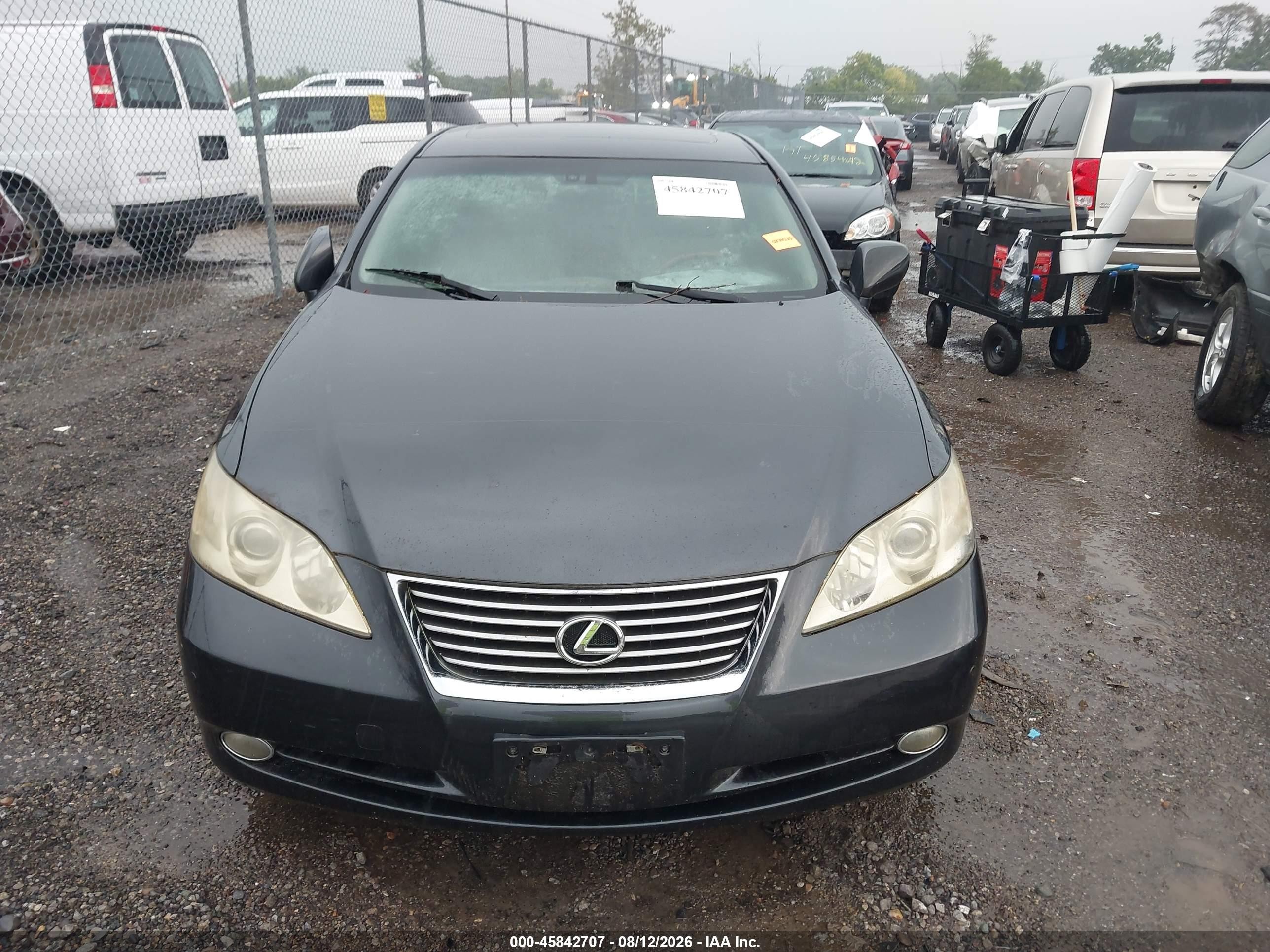 2007 Lexus Es 350 Gray vin: JTHBJ46G672112929