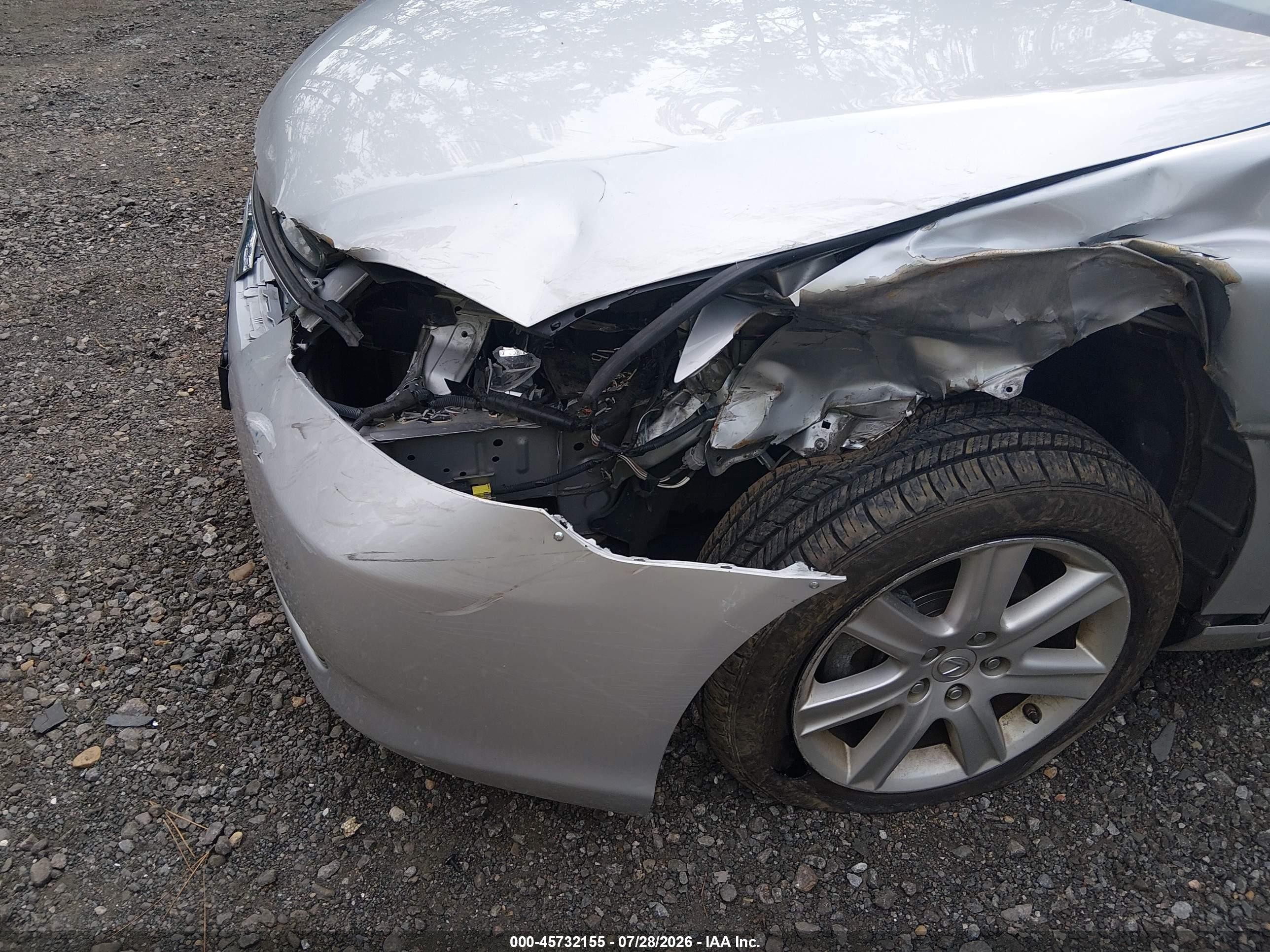 2007 Lexus Es 350 Silver vin: JTHBJ46G672113756