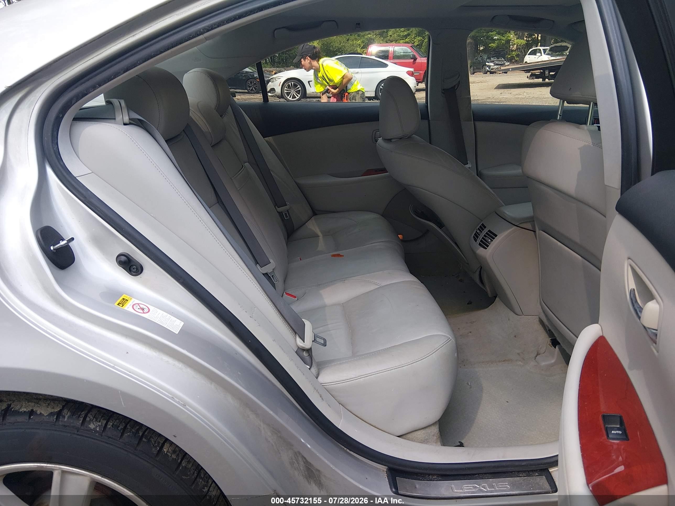 2007 Lexus Es 350 Silver vin: JTHBJ46G672113756