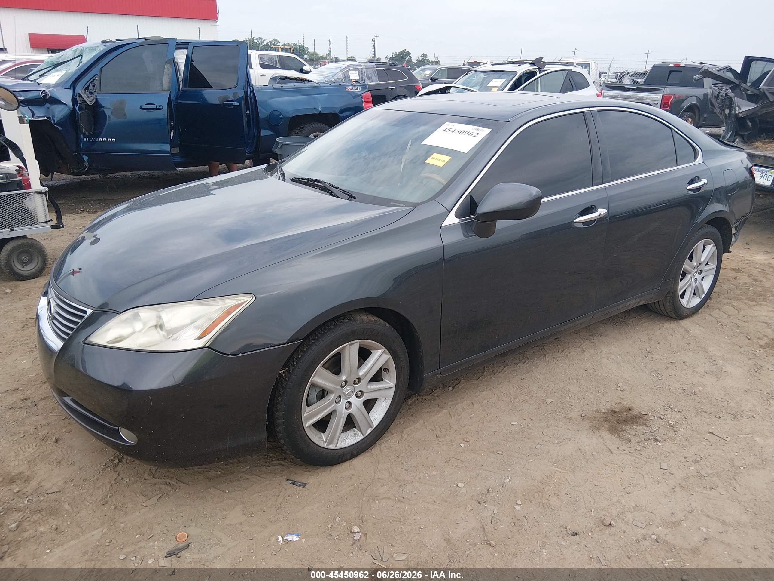2007 Lexus Es 350   Gray vin: JTHBJ46G672119122