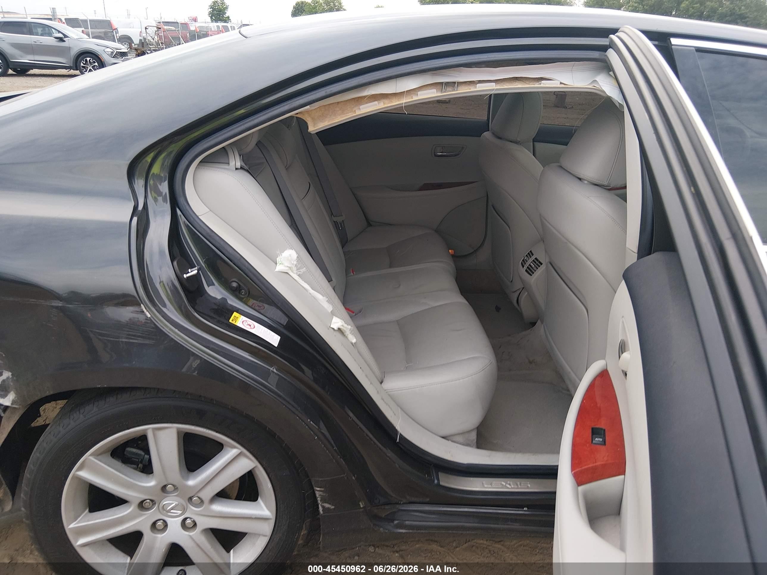 2007 Lexus Es 350   Gray vin: JTHBJ46G672119122