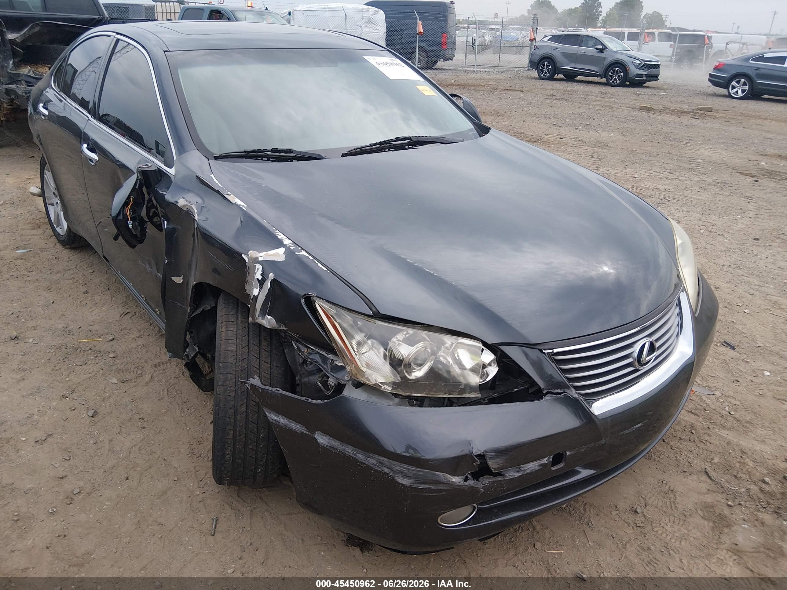 2007 Lexus Es 350   Gray vin: JTHBJ46G672119122