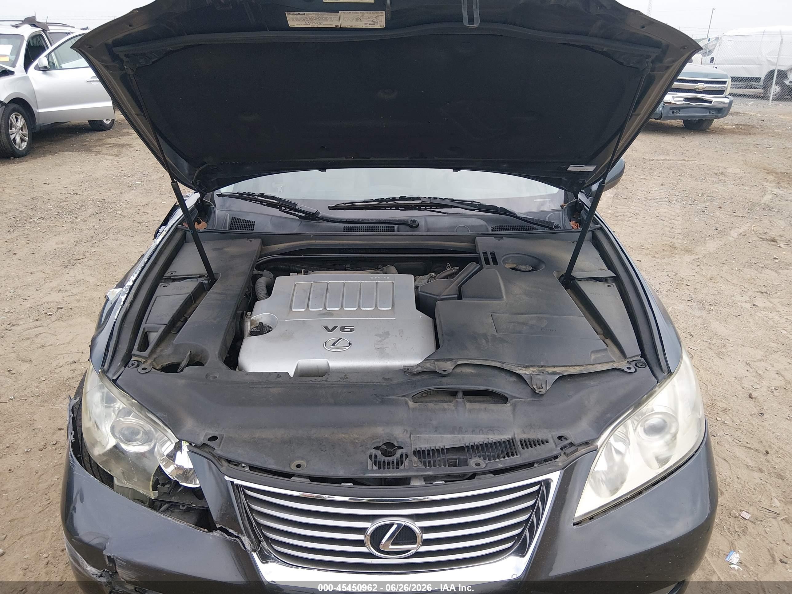 2007 Lexus Es 350   Gray vin: JTHBJ46G672119122