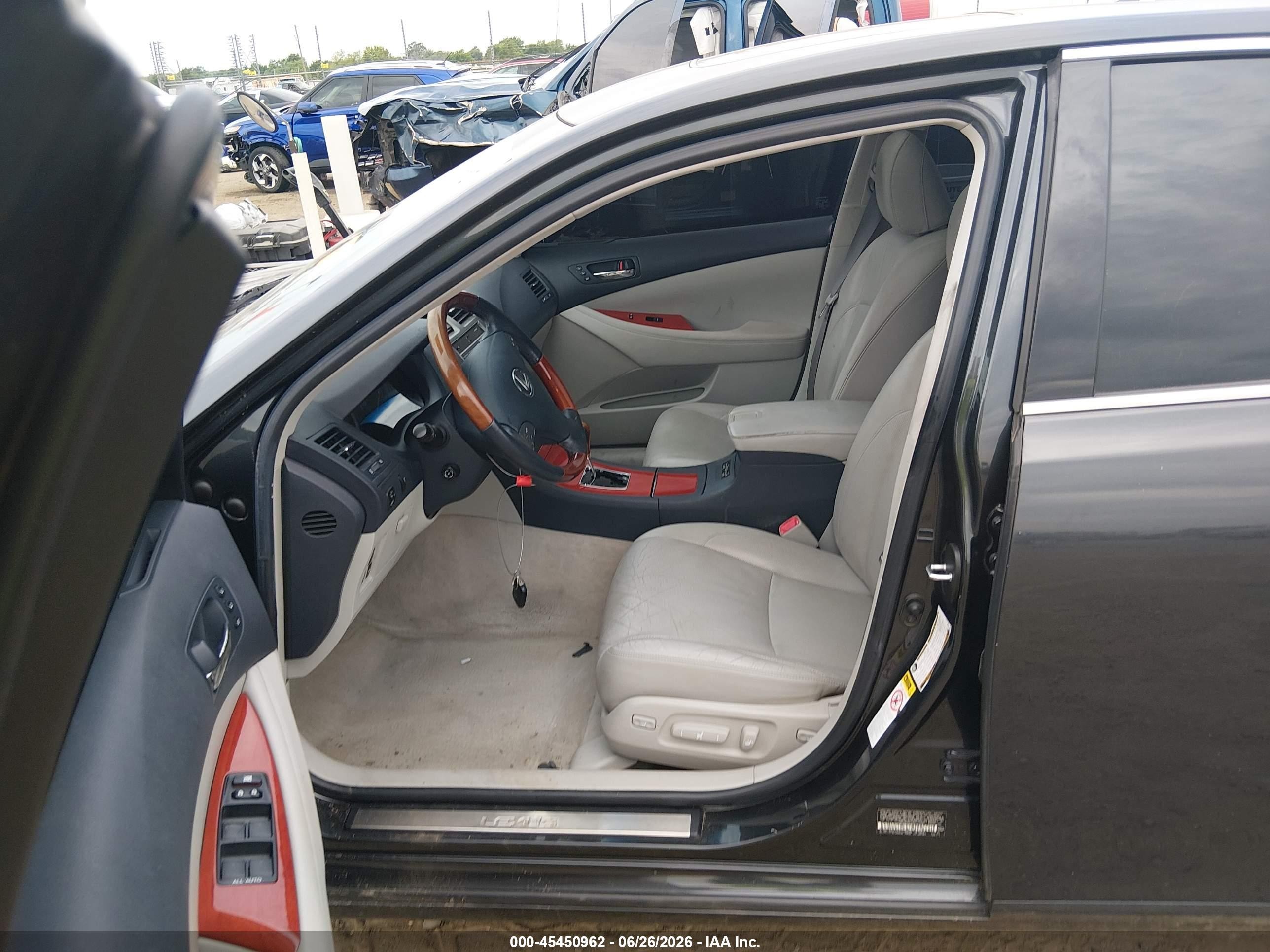 2007 Lexus Es 350   Gray vin: JTHBJ46G672119122