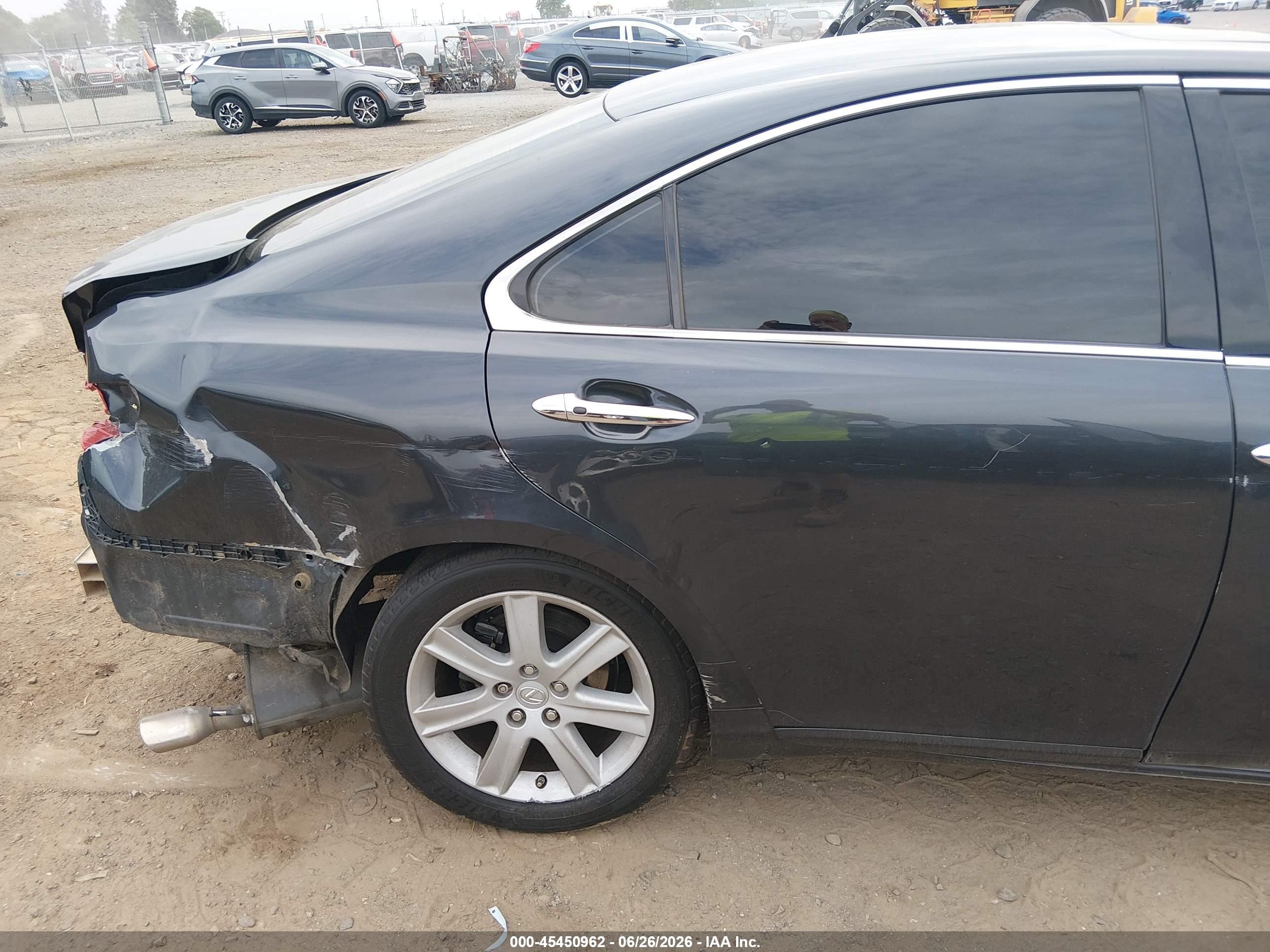 2007 Lexus Es 350   Gray vin: JTHBJ46G672119122