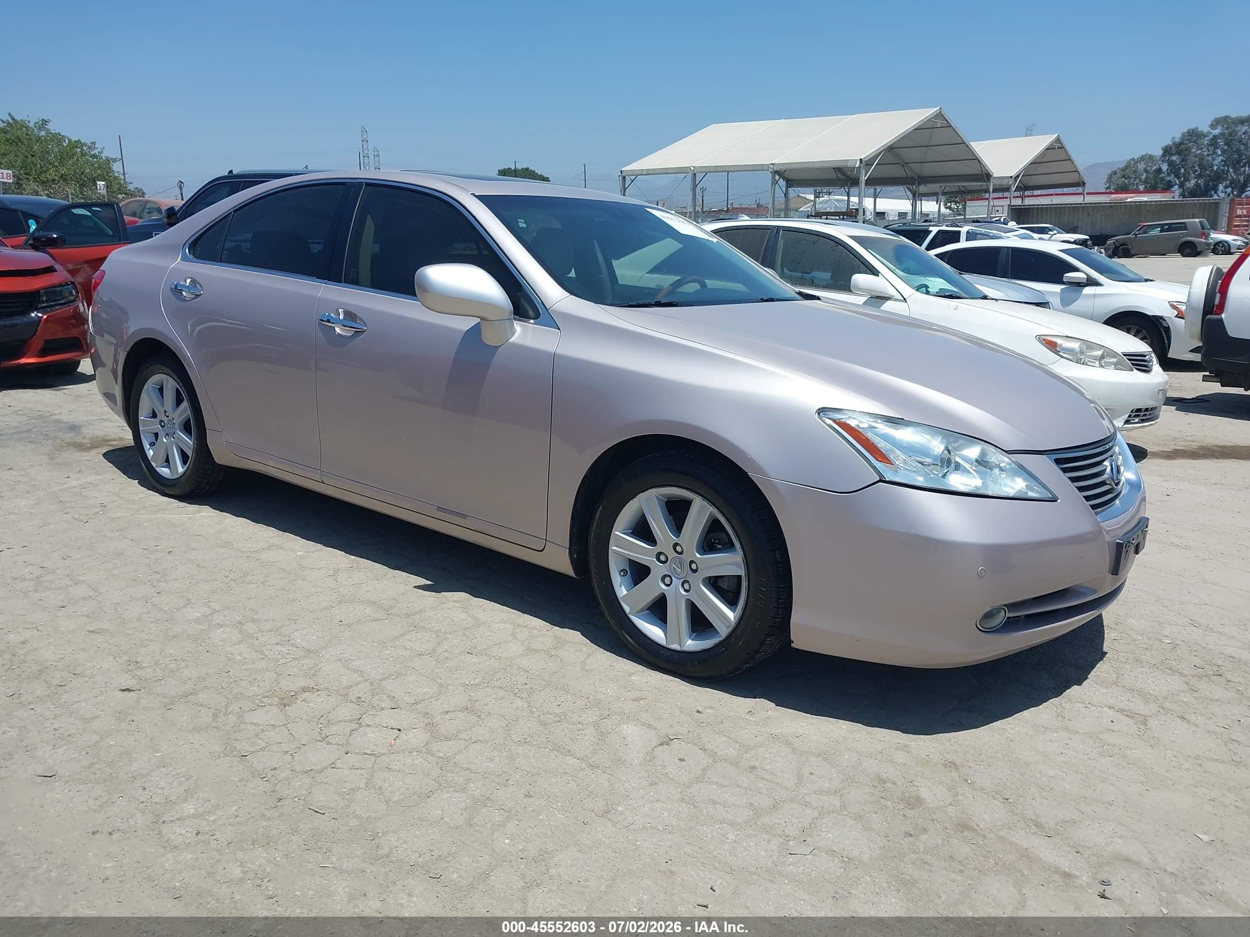 2007 Lexus Es 350   Pink vin: JTHBJ46G672123638