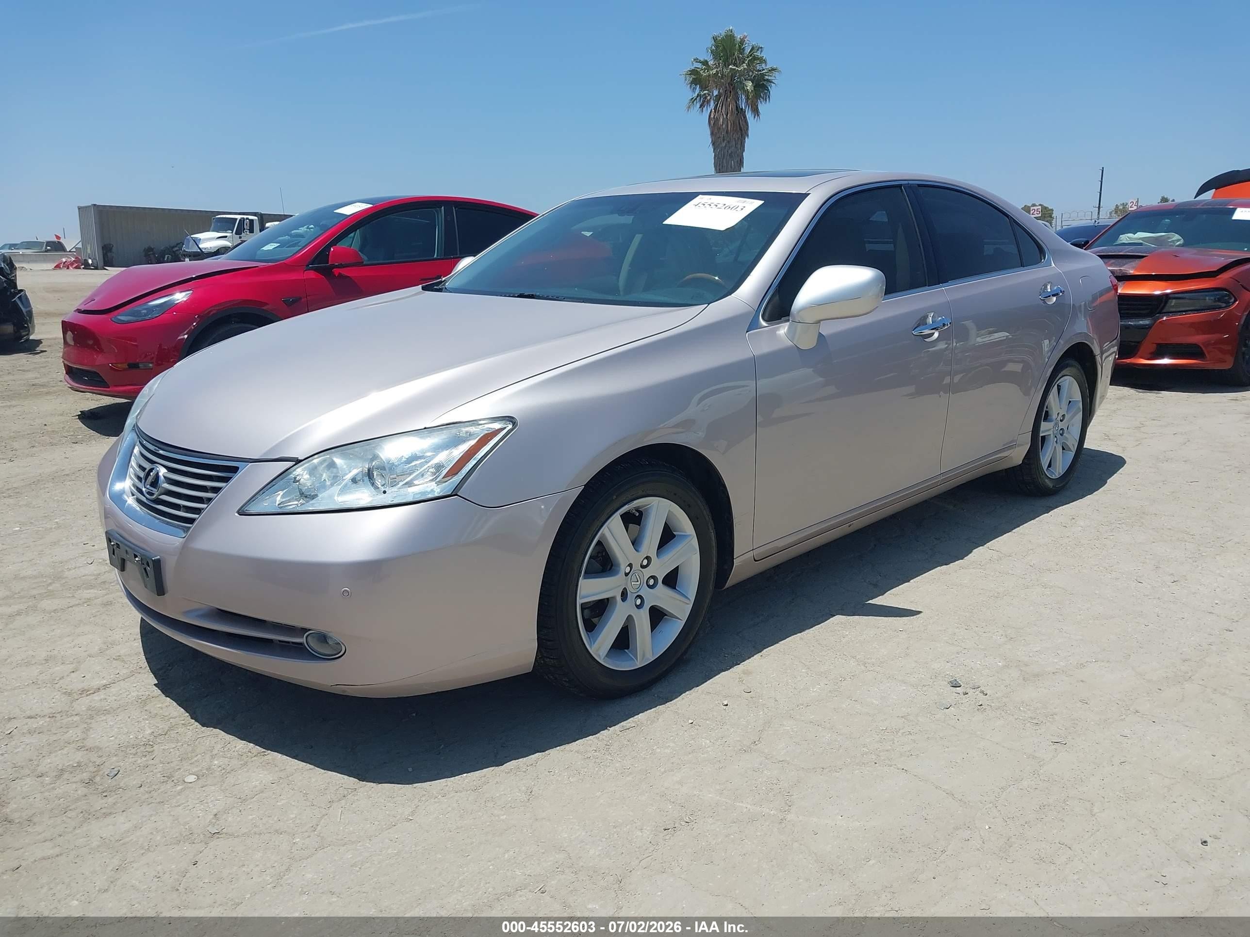2007 Lexus Es 350   Pink vin: JTHBJ46G672123638