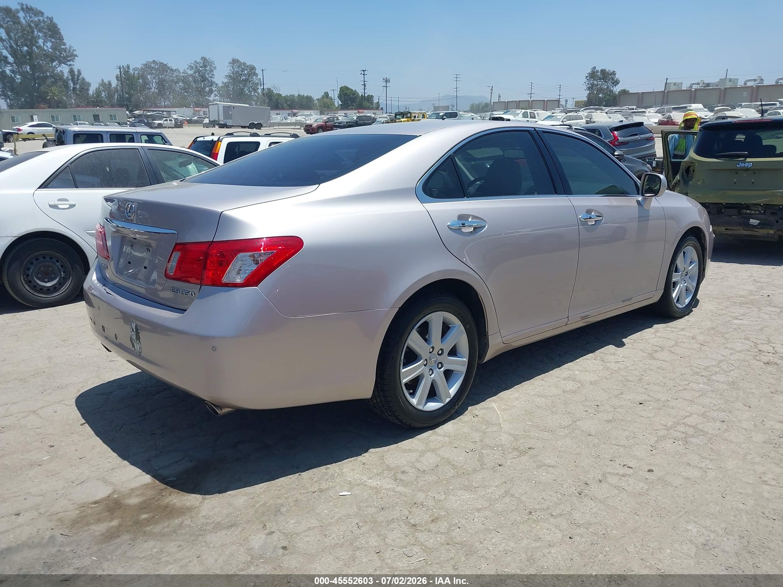 2007 Lexus Es 350   Pink vin: JTHBJ46G672123638