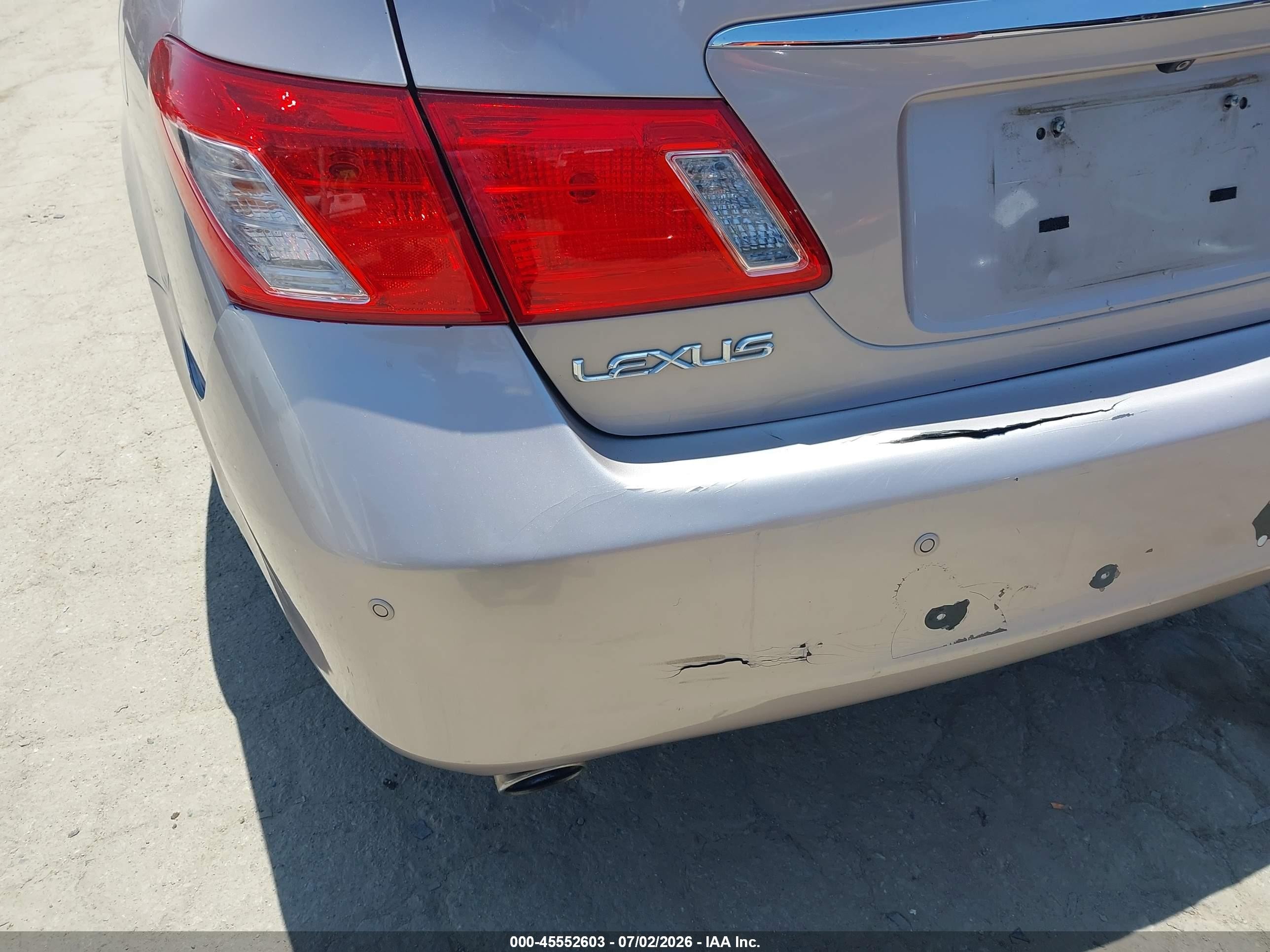 2007 Lexus Es 350   Pink vin: JTHBJ46G672123638