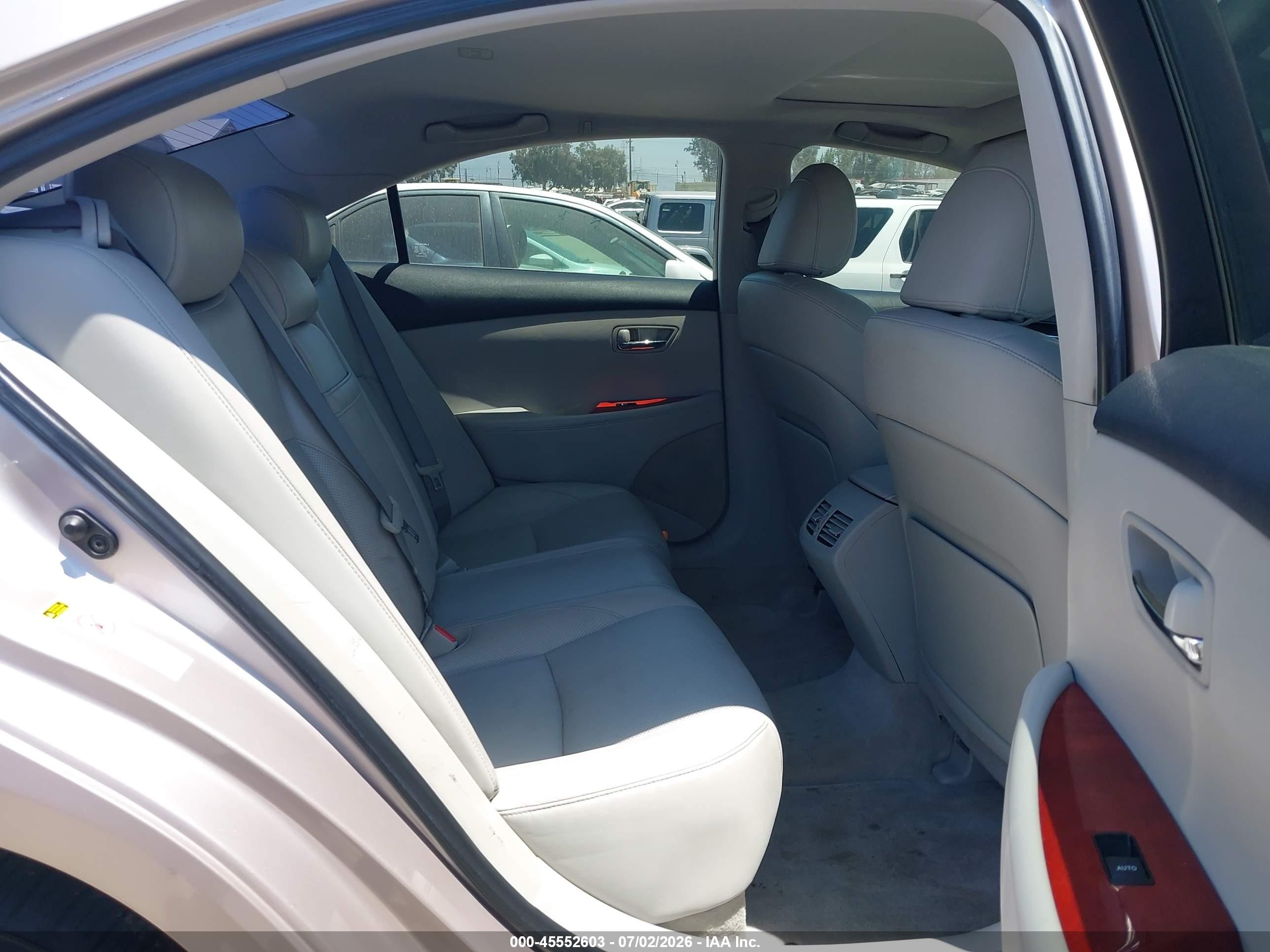2007 Lexus Es 350   Pink vin: JTHBJ46G672123638