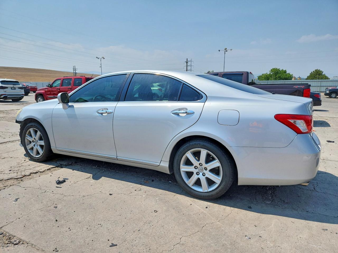 2007 Lexus Es 350 Silver vin: JTHBJ46G672123803