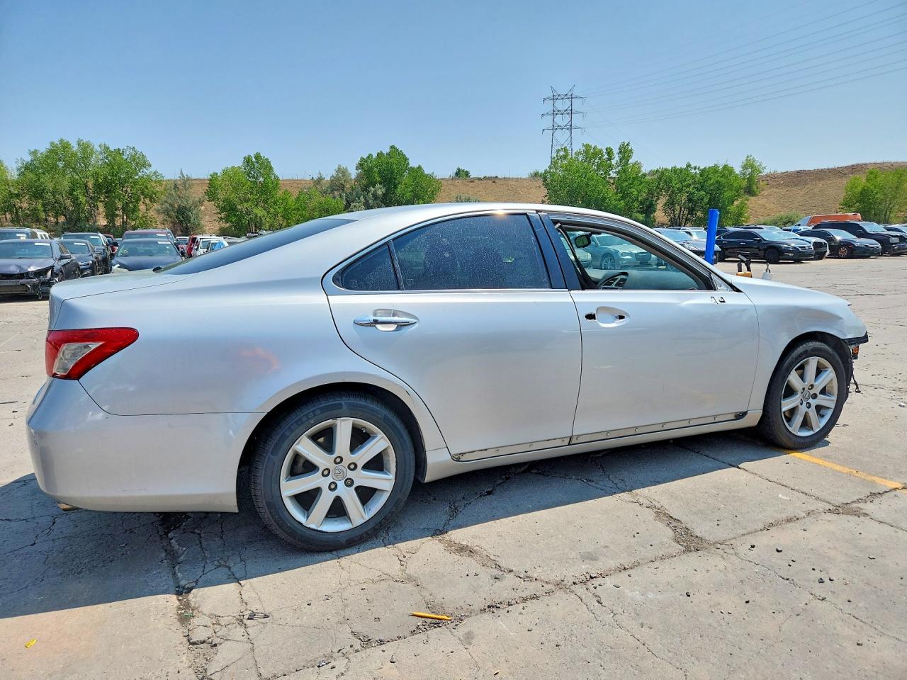 2007 Lexus Es 350 Silver vin: JTHBJ46G672123803