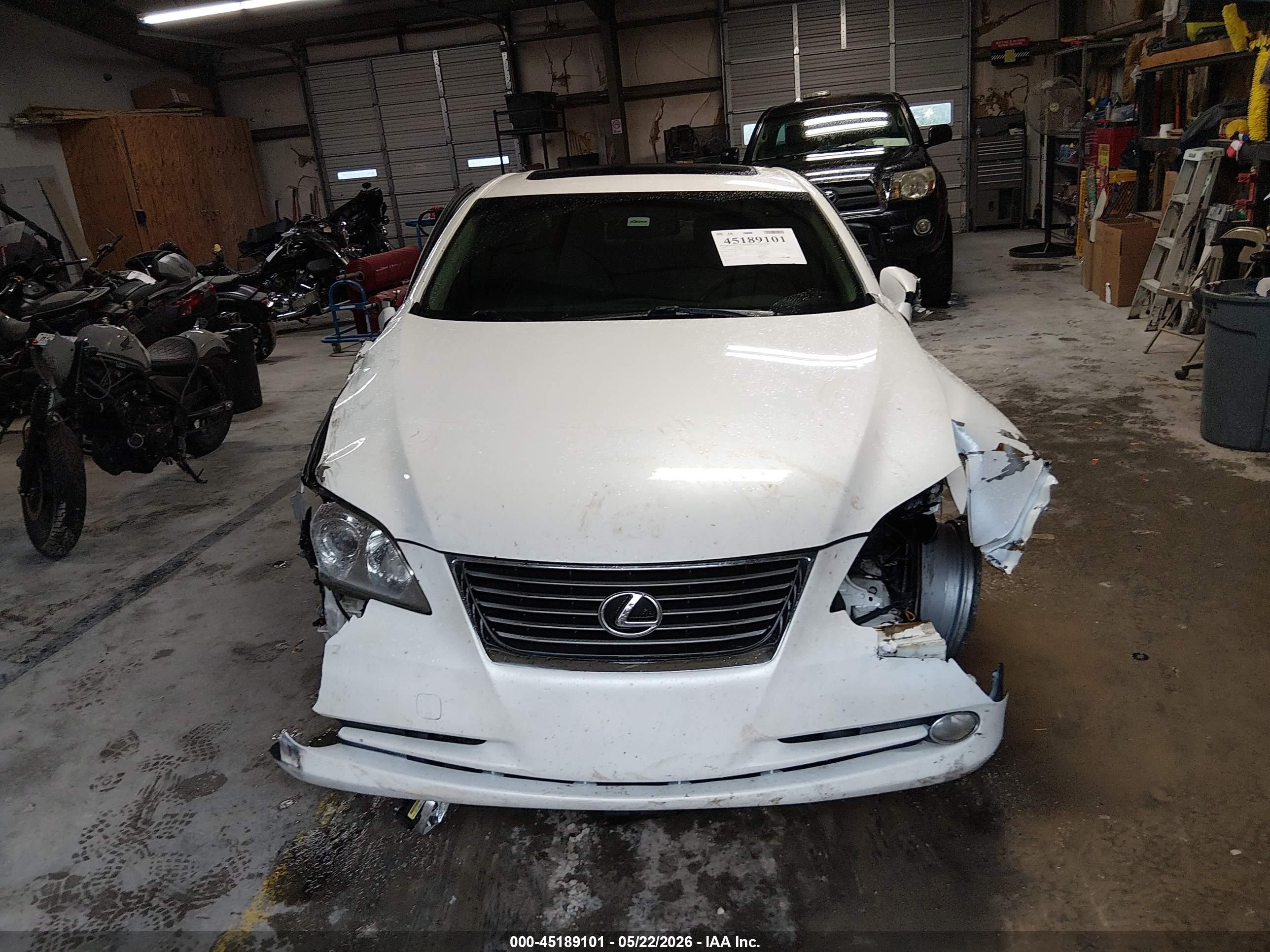 2007 Lexus Es 350 White vin: JTHBJ46G672128502