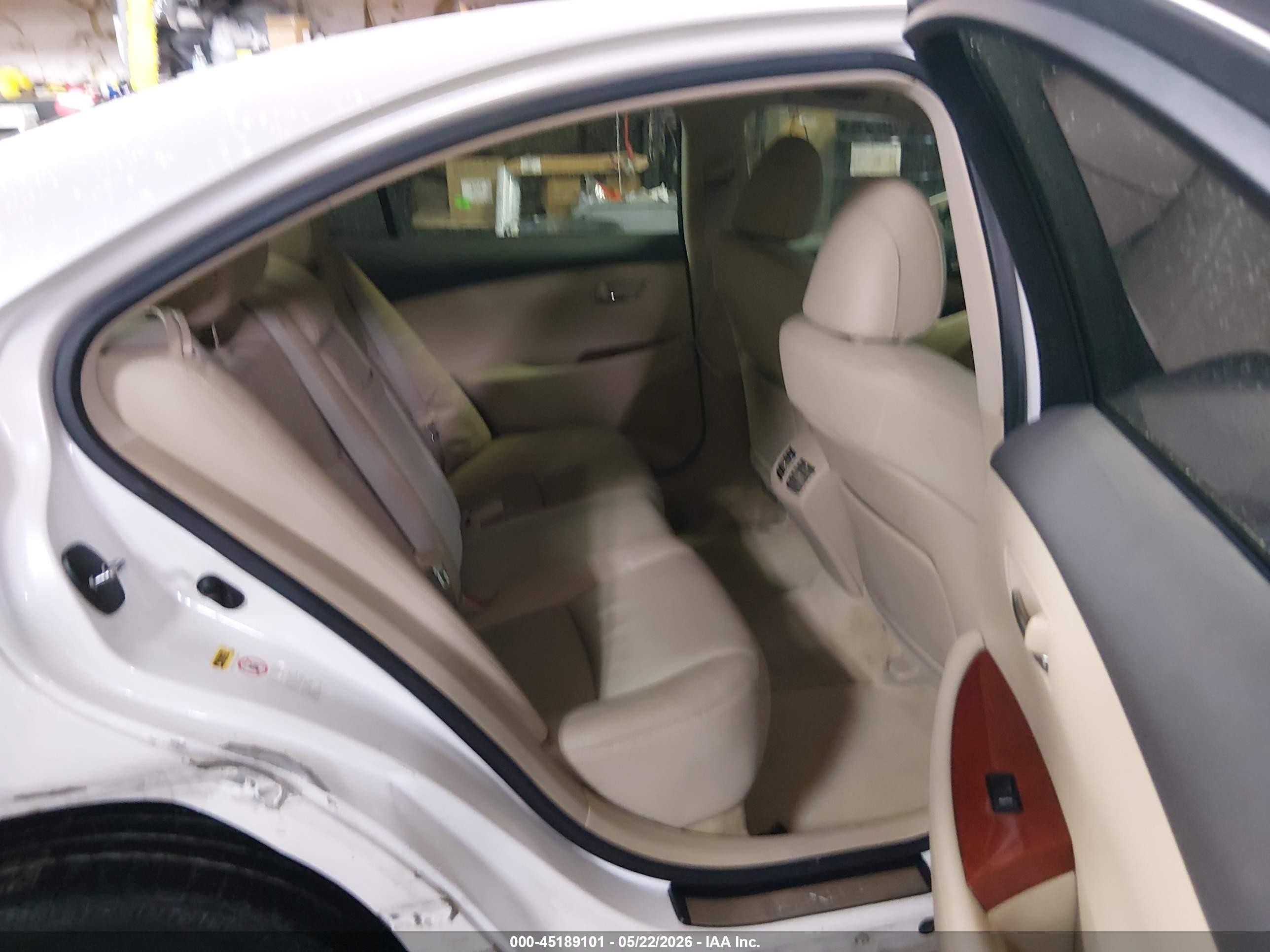 2007 Lexus Es 350 White vin: JTHBJ46G672128502