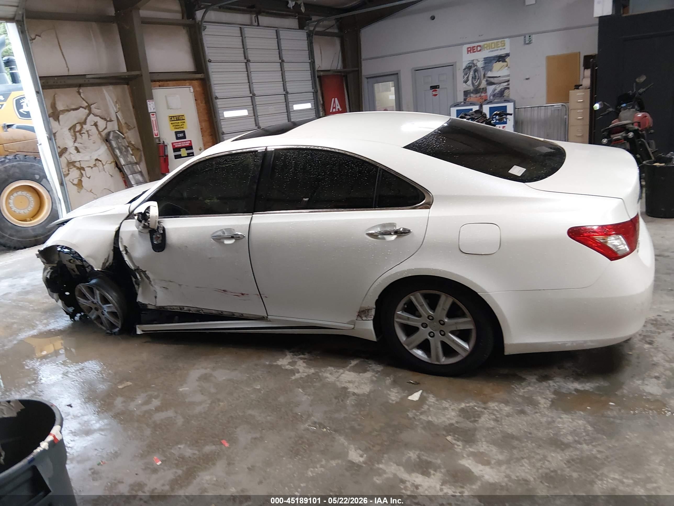 2007 Lexus Es 350 White vin: JTHBJ46G672128502