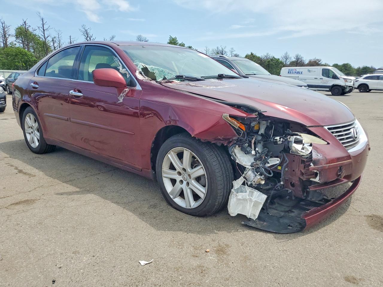 2007 Lexus Es 350 Burgundy vin: JTHBJ46G672134400