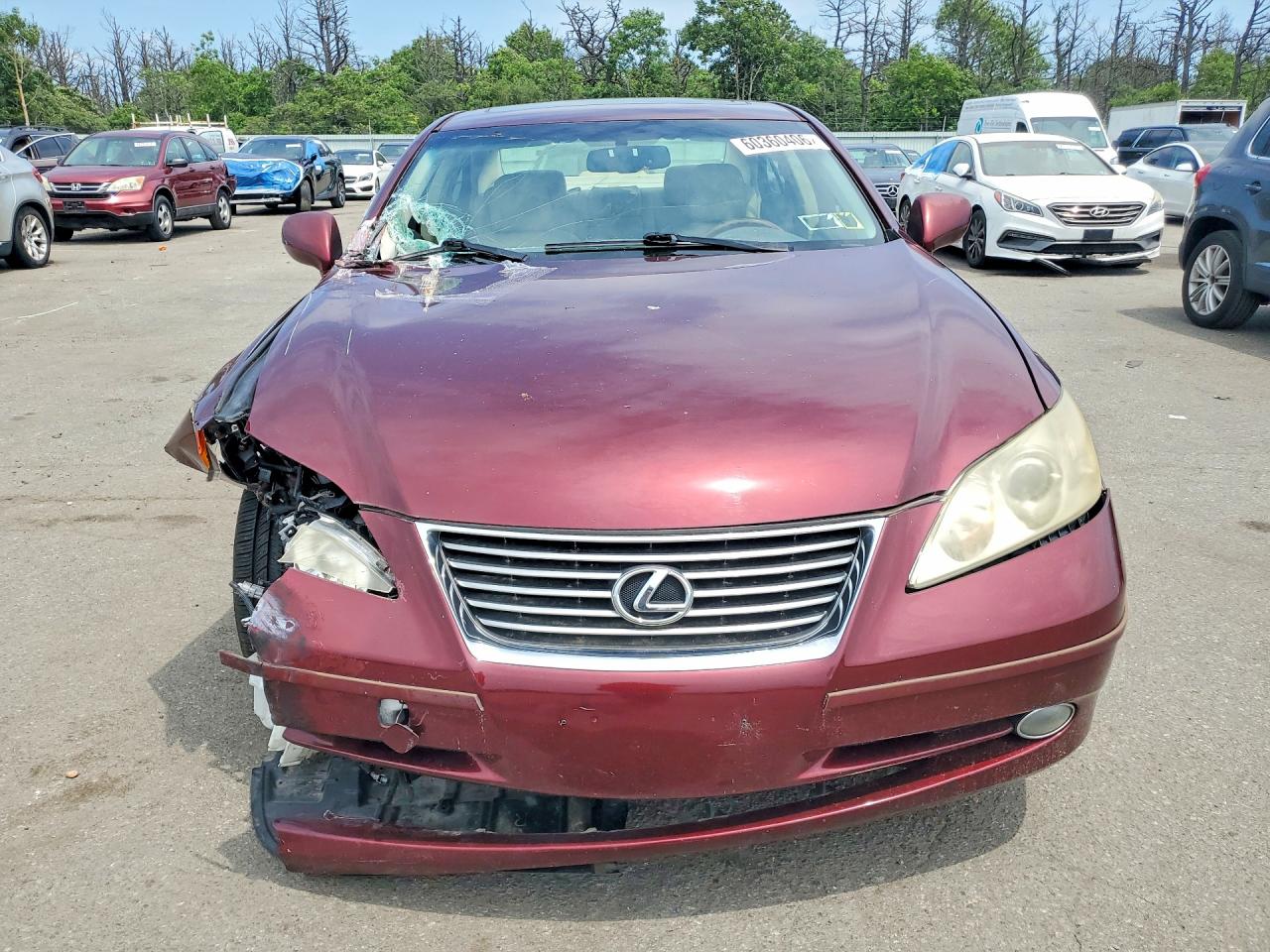 2007 Lexus Es 350 Burgundy vin: JTHBJ46G672134400