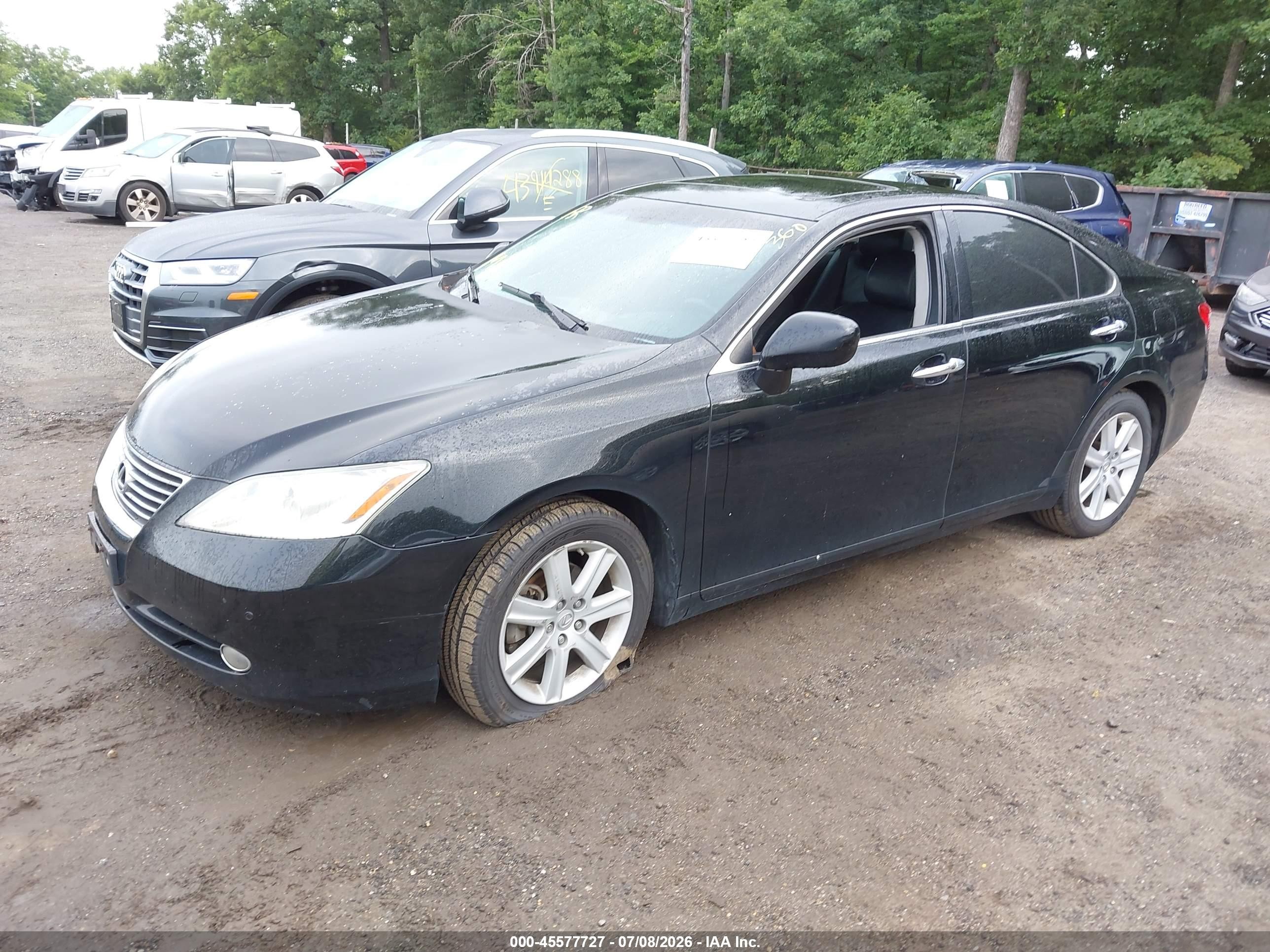 2007 Lexus Es 350   Black vin: JTHBJ46G672140598