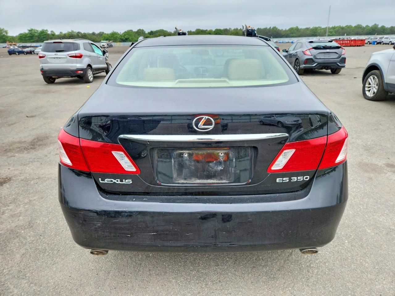 2008 Lexus Es 350 Black vin: JTHBJ46G682165275