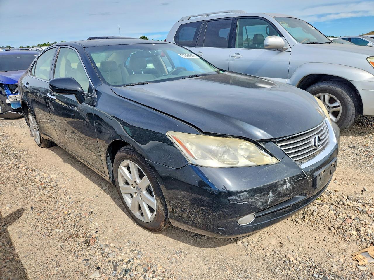 2008 Lexus Es 350 Black vin: JTHBJ46G682165275