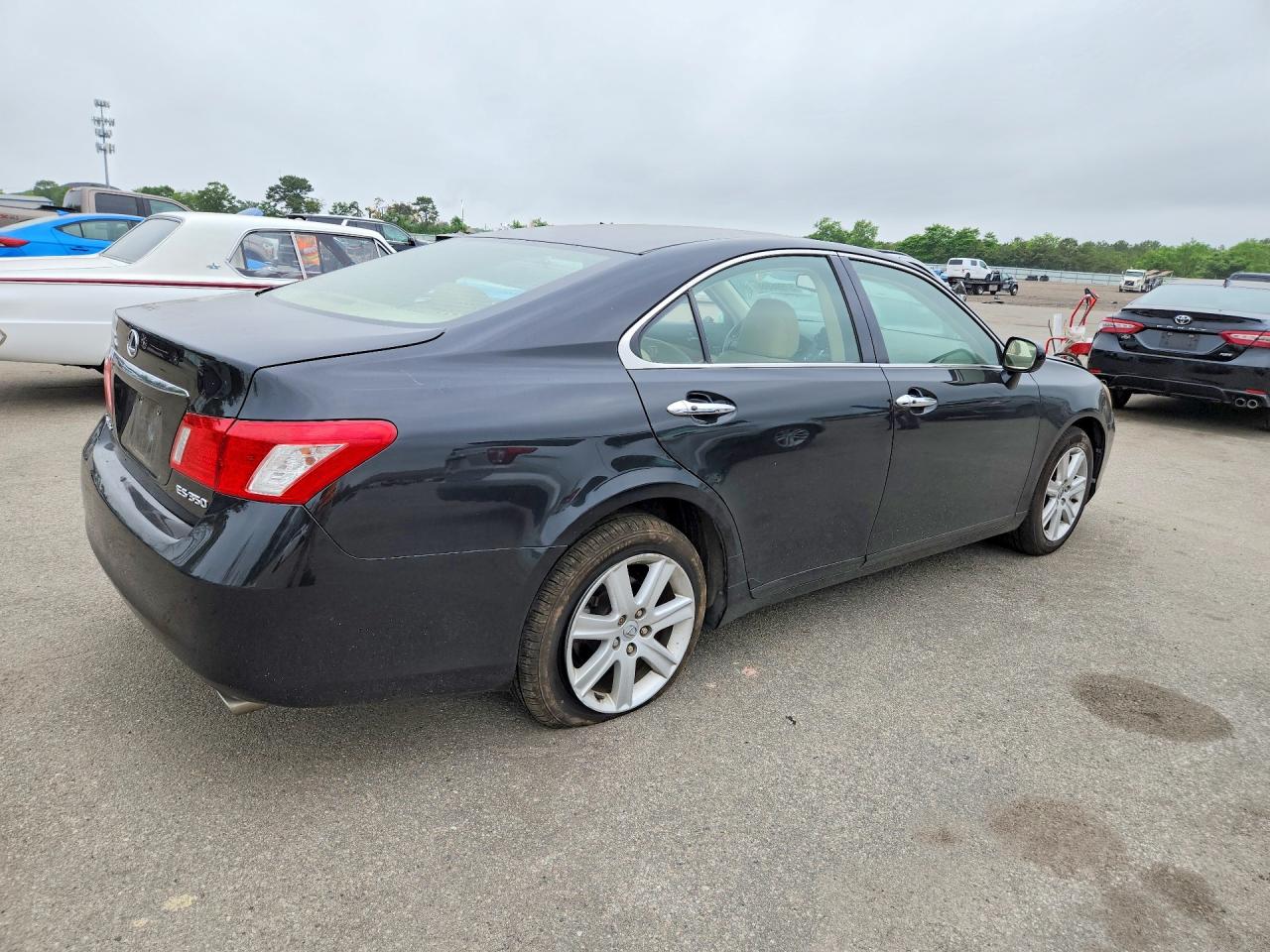 2008 Lexus Es 350 Black vin: JTHBJ46G682165275