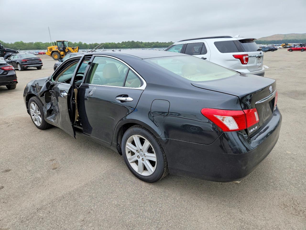 2008 Lexus Es 350 Black vin: JTHBJ46G682165275