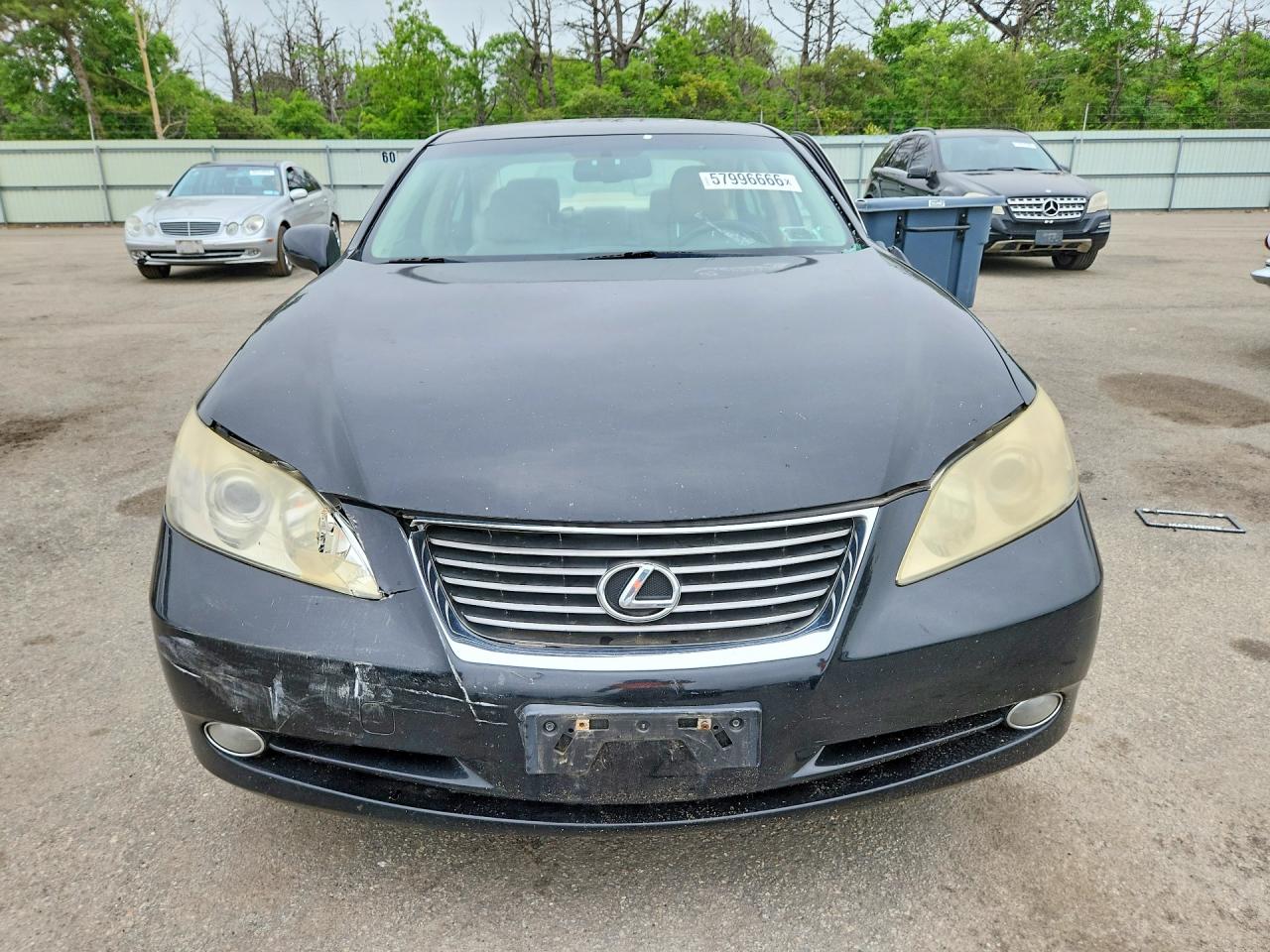 2008 Lexus Es 350 Black vin: JTHBJ46G682165275