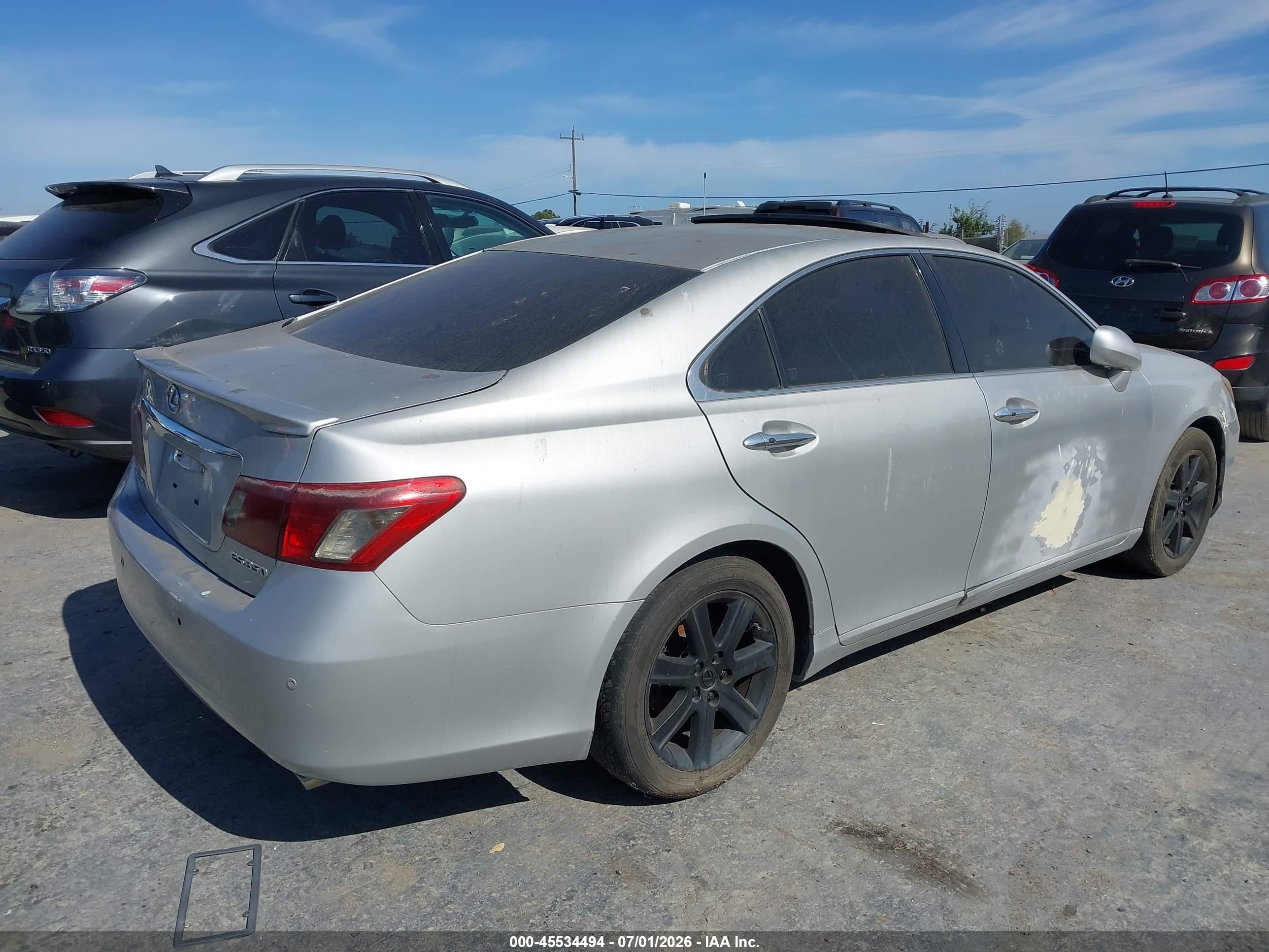 2008 Lexus Es 350   Gray vin: JTHBJ46G682168967