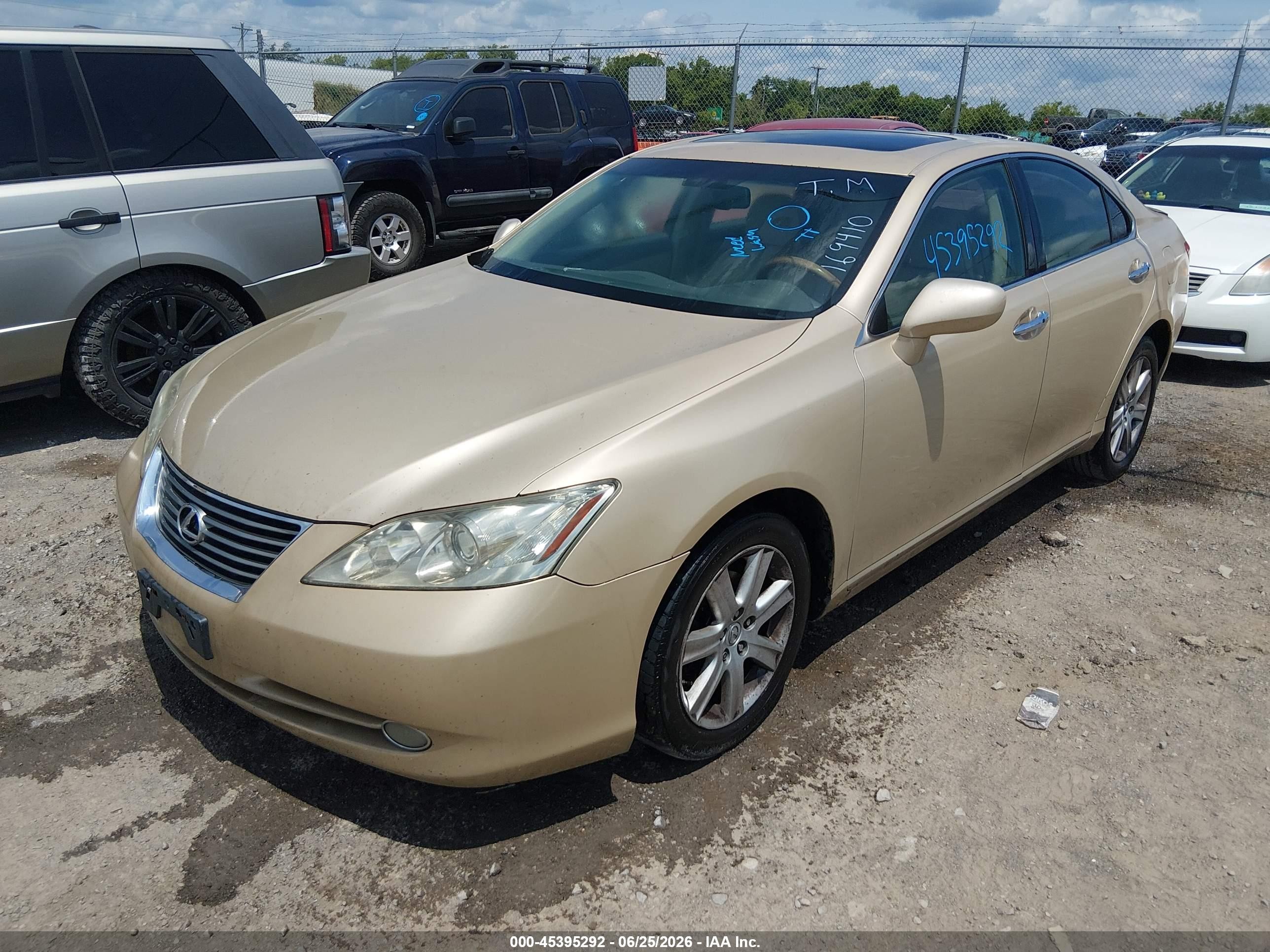 2008 Lexus Es 350   Gold vin: JTHBJ46G682169410