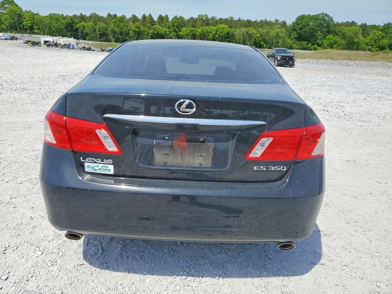 2008 Lexus Es 350 Black vin: JTHBJ46G682181492