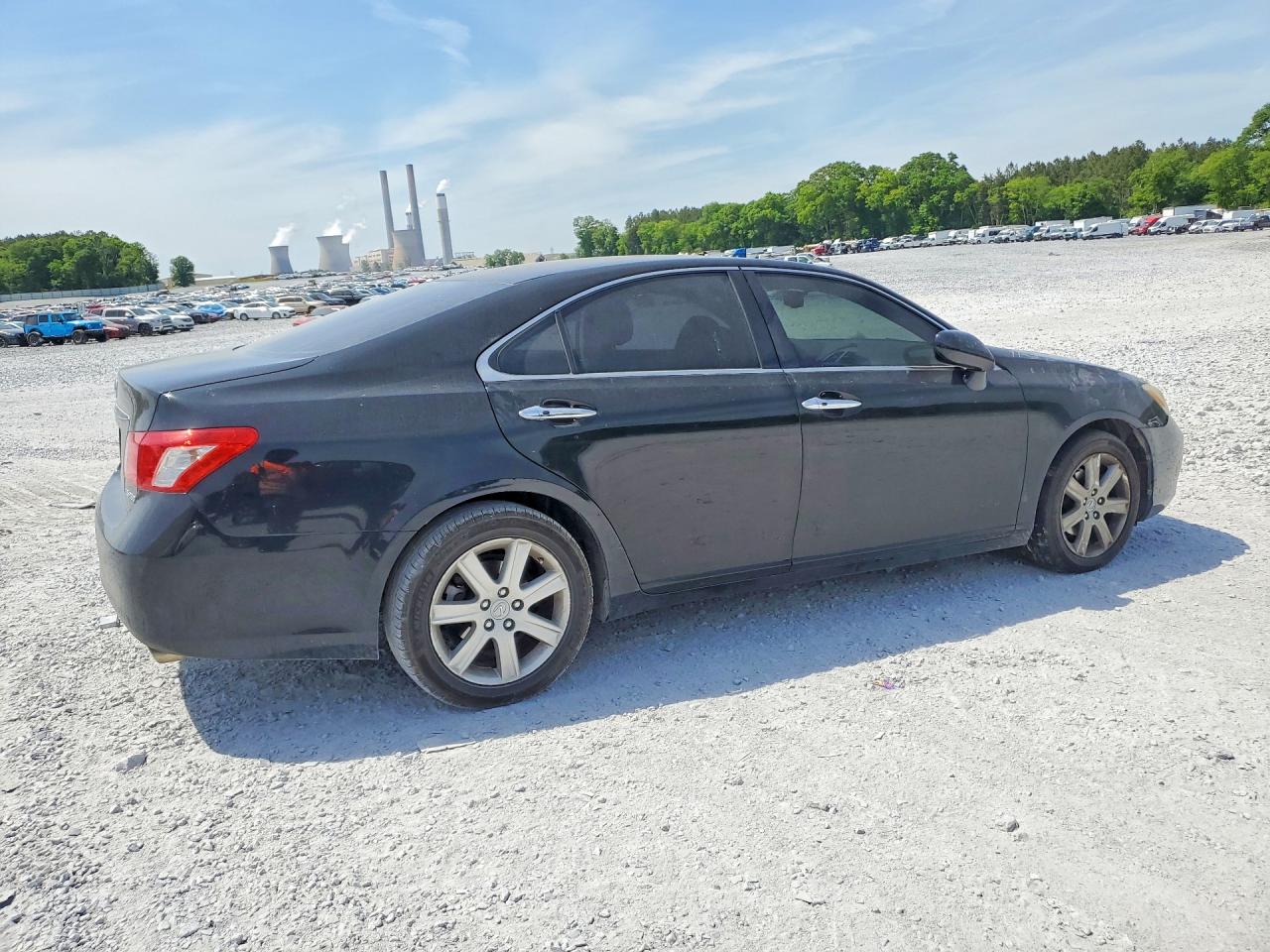 2008 Lexus Es 350 Black vin: JTHBJ46G682181492