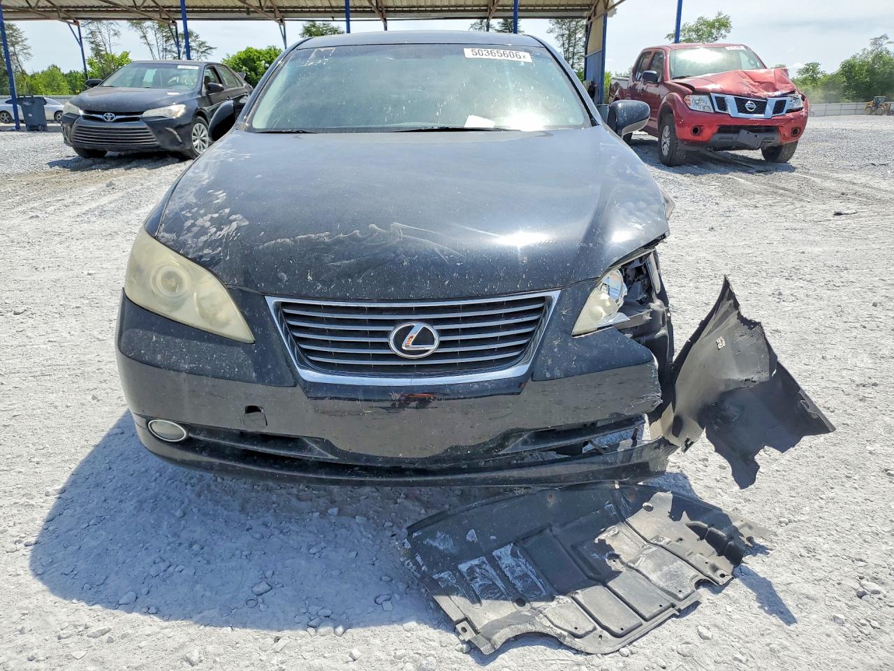 2008 Lexus Es 350 Black vin: JTHBJ46G682181492