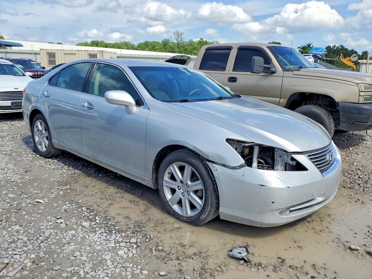 2008 Lexus Es 350 Silver vin: JTHBJ46G682183159