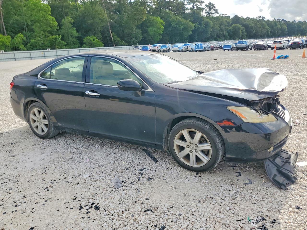 2008 Lexus Es 350 Black vin: JTHBJ46G682188264