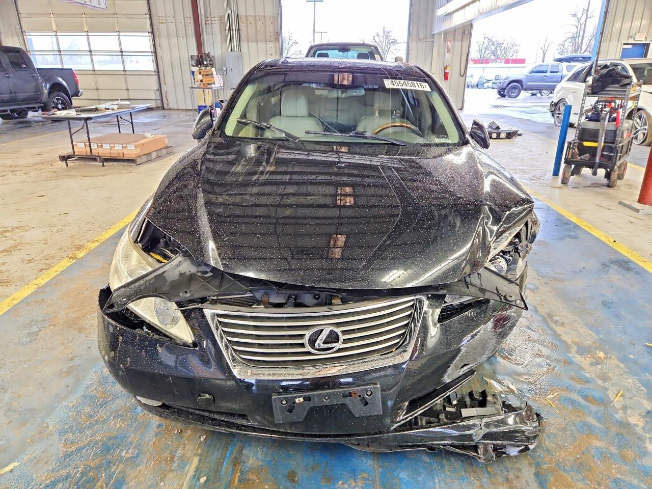 2008 Lexus Es 350 Base Black vin: JTHBJ46G682197224