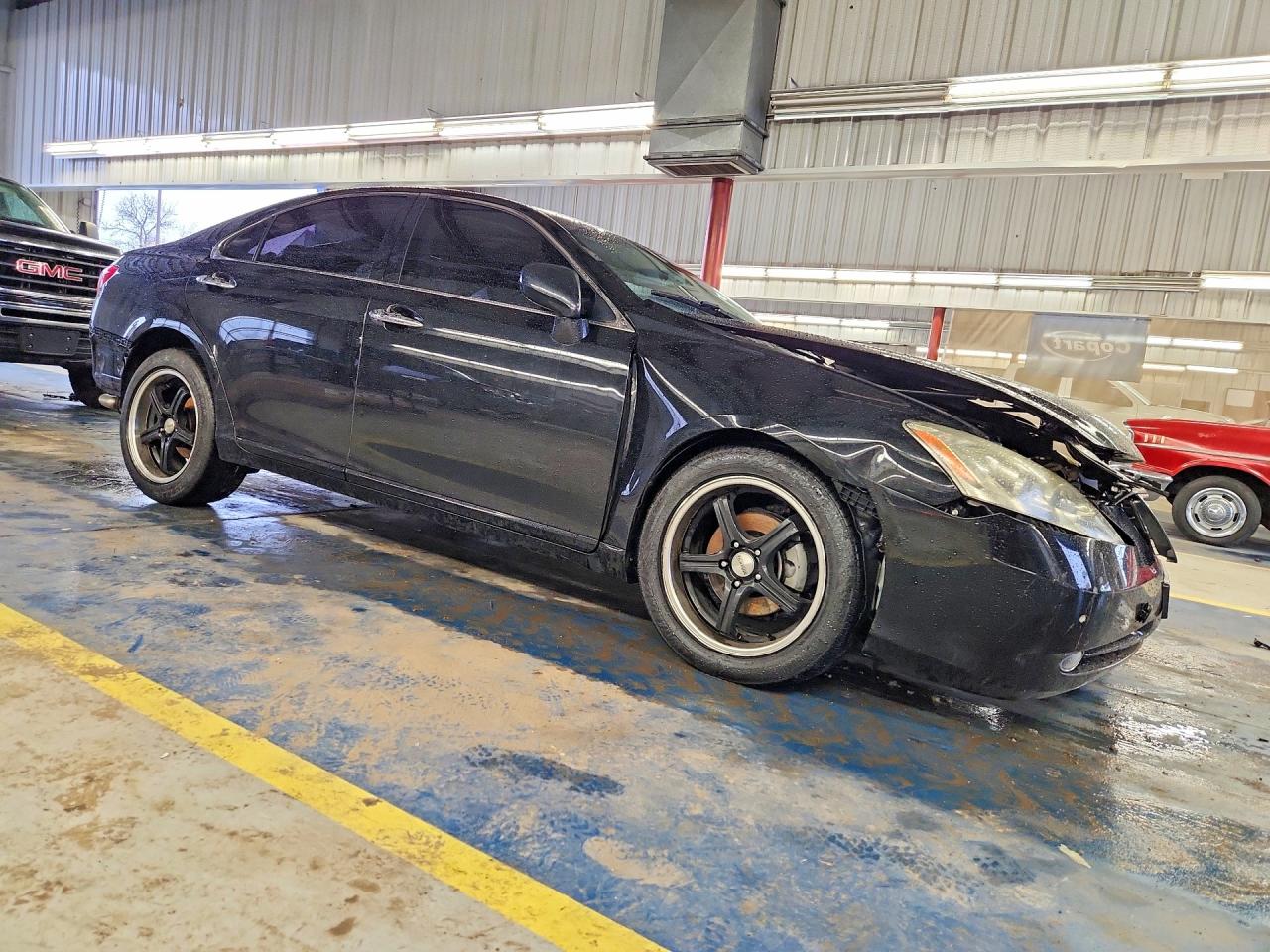 2008 Lexus Es 350 Base Black vin: JTHBJ46G682197224