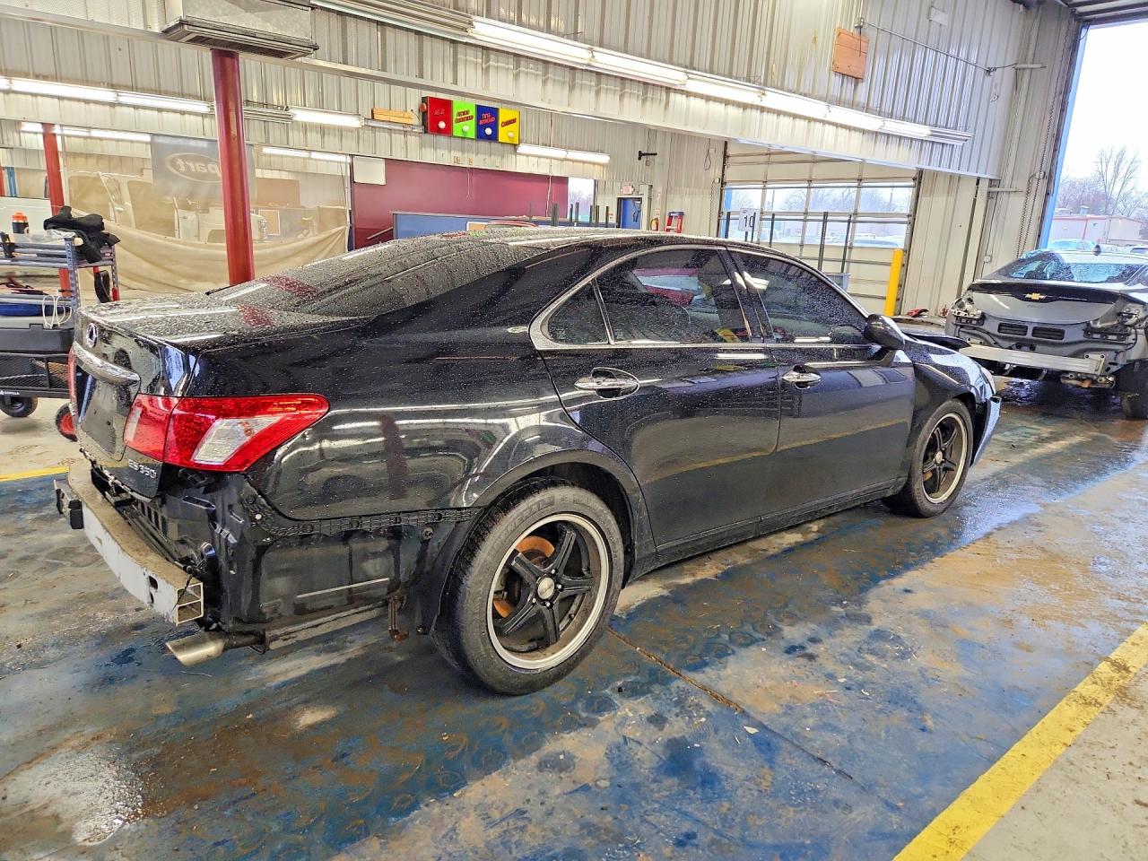2008 Lexus Es 350 Base Black vin: JTHBJ46G682197224