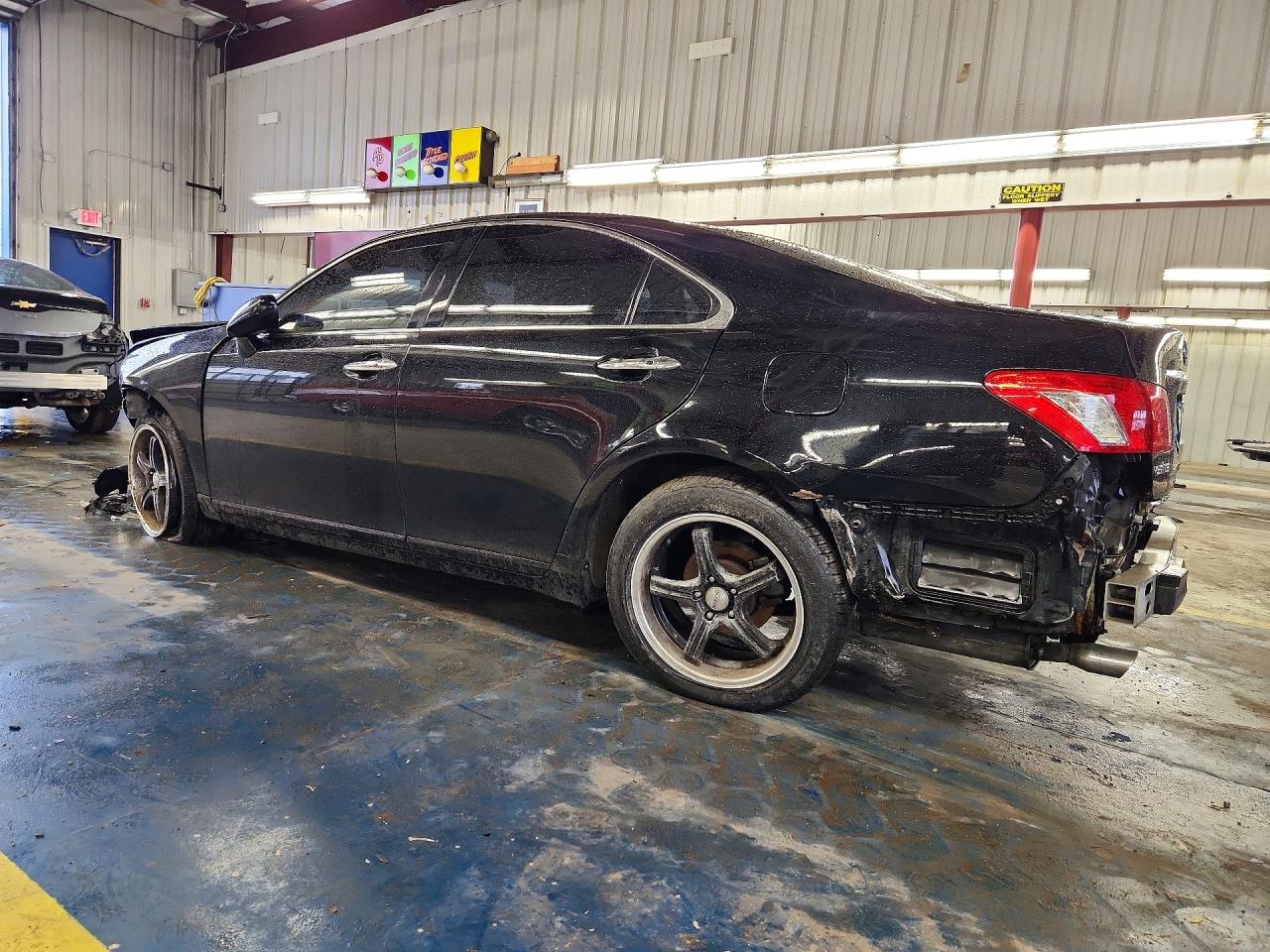 2008 Lexus Es 350 Base Black vin: JTHBJ46G682197224