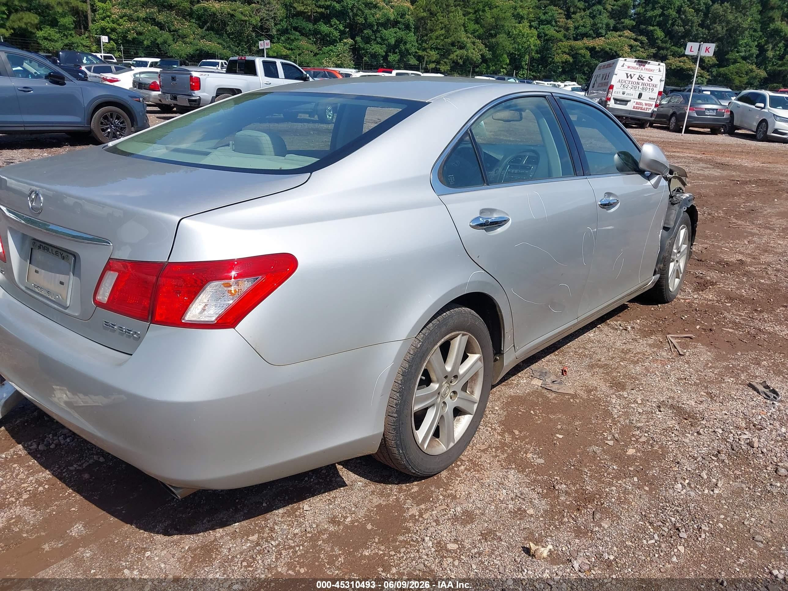 2008 Lexus Es 350   Серебряный vin: JTHBJ46G682200607