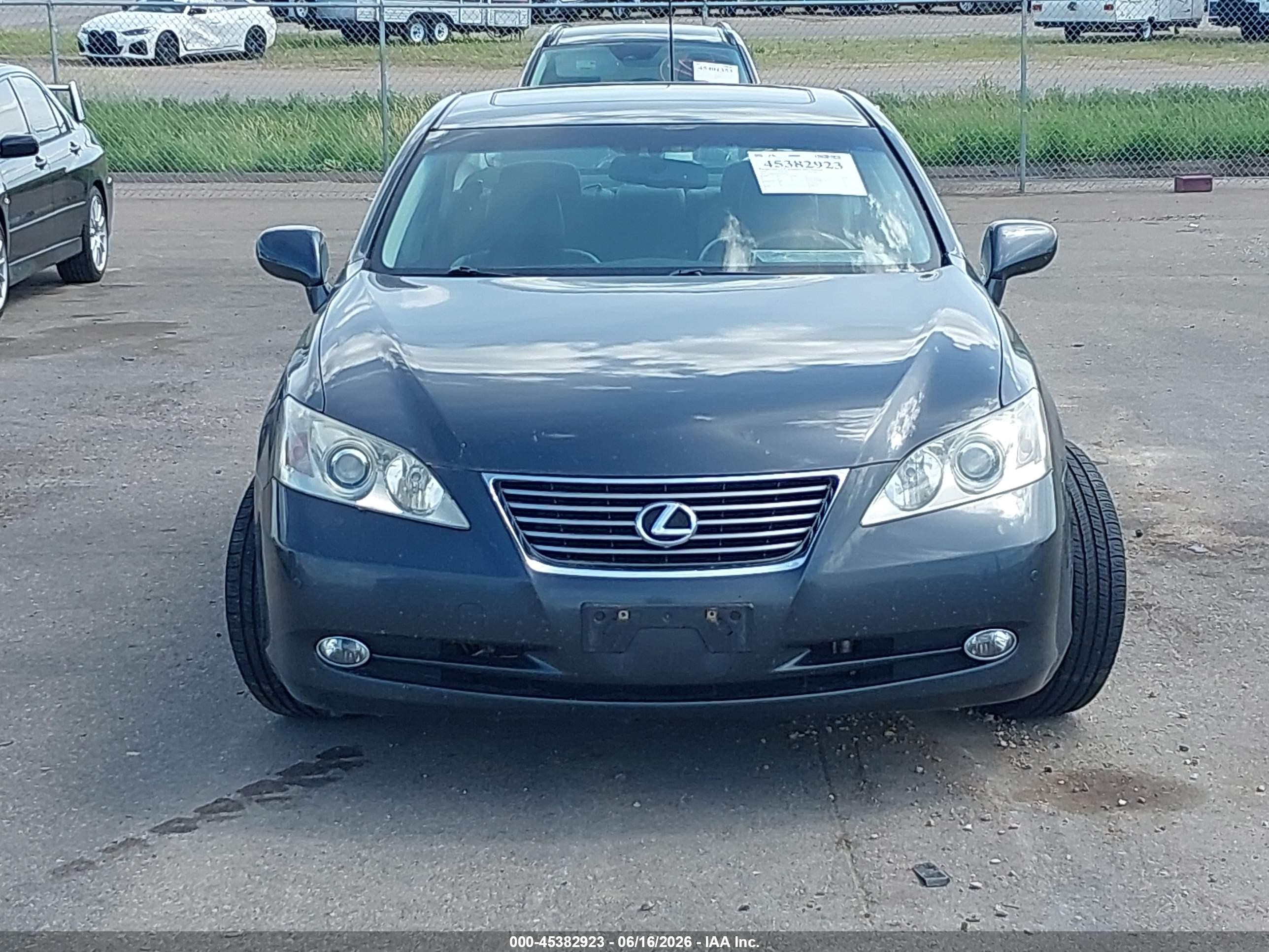 2008 Lexus Es 350   Dark Blue vin: JTHBJ46G682204074