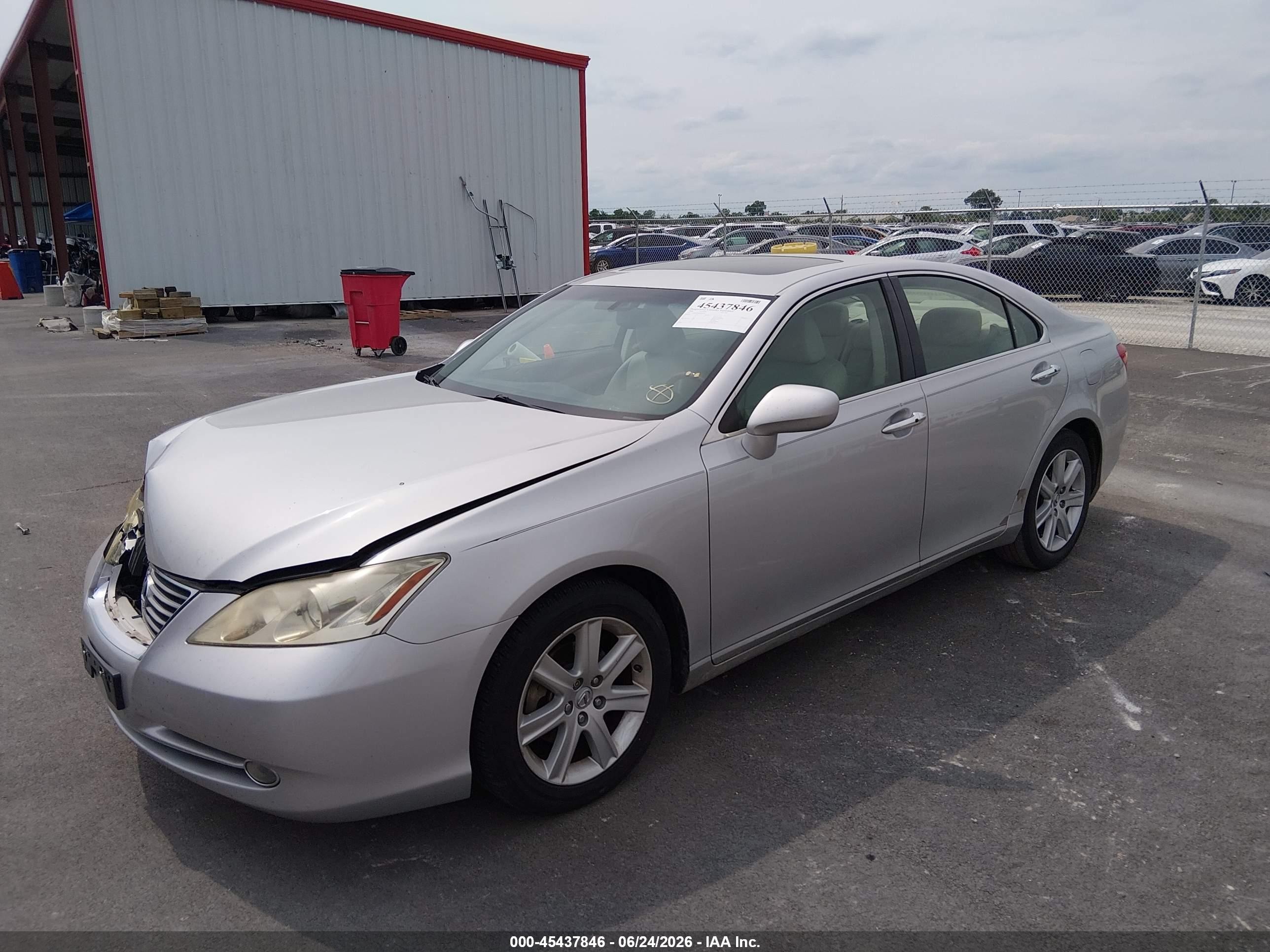 2008 Lexus Es 350   Silver vin: JTHBJ46G682206309