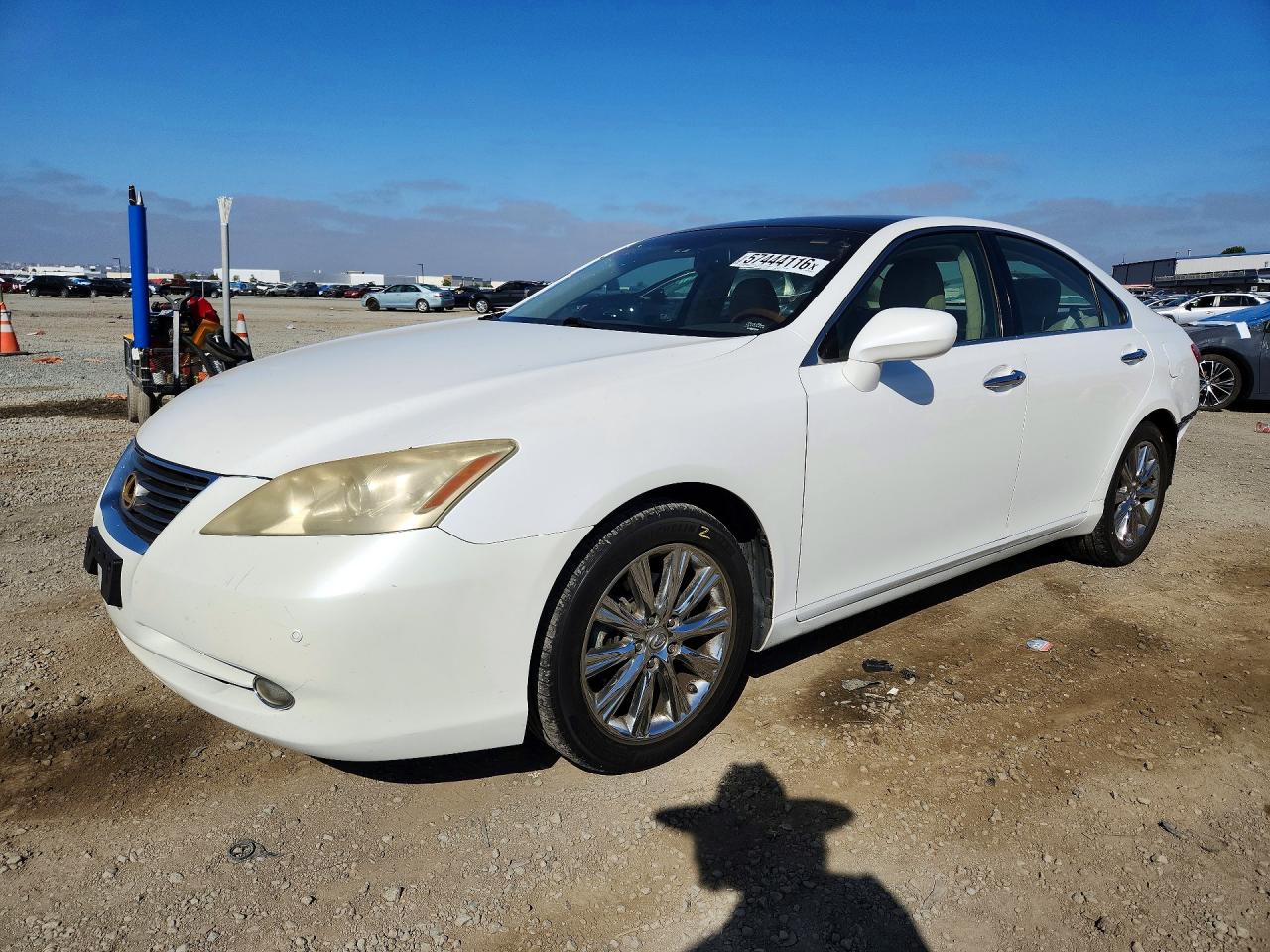 2008 Lexus Es 350 Белый vin: JTHBJ46G682215172
