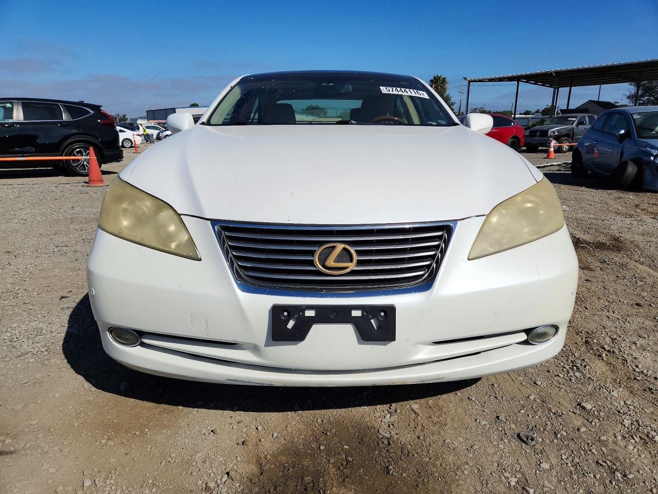 2008 Lexus Es 350 Белый vin: JTHBJ46G682215172