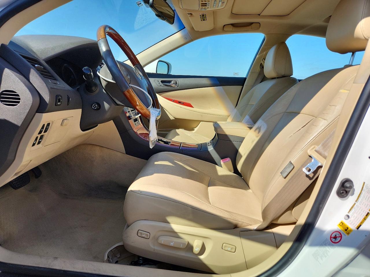 2008 Lexus Es 350 Белый vin: JTHBJ46G682215172