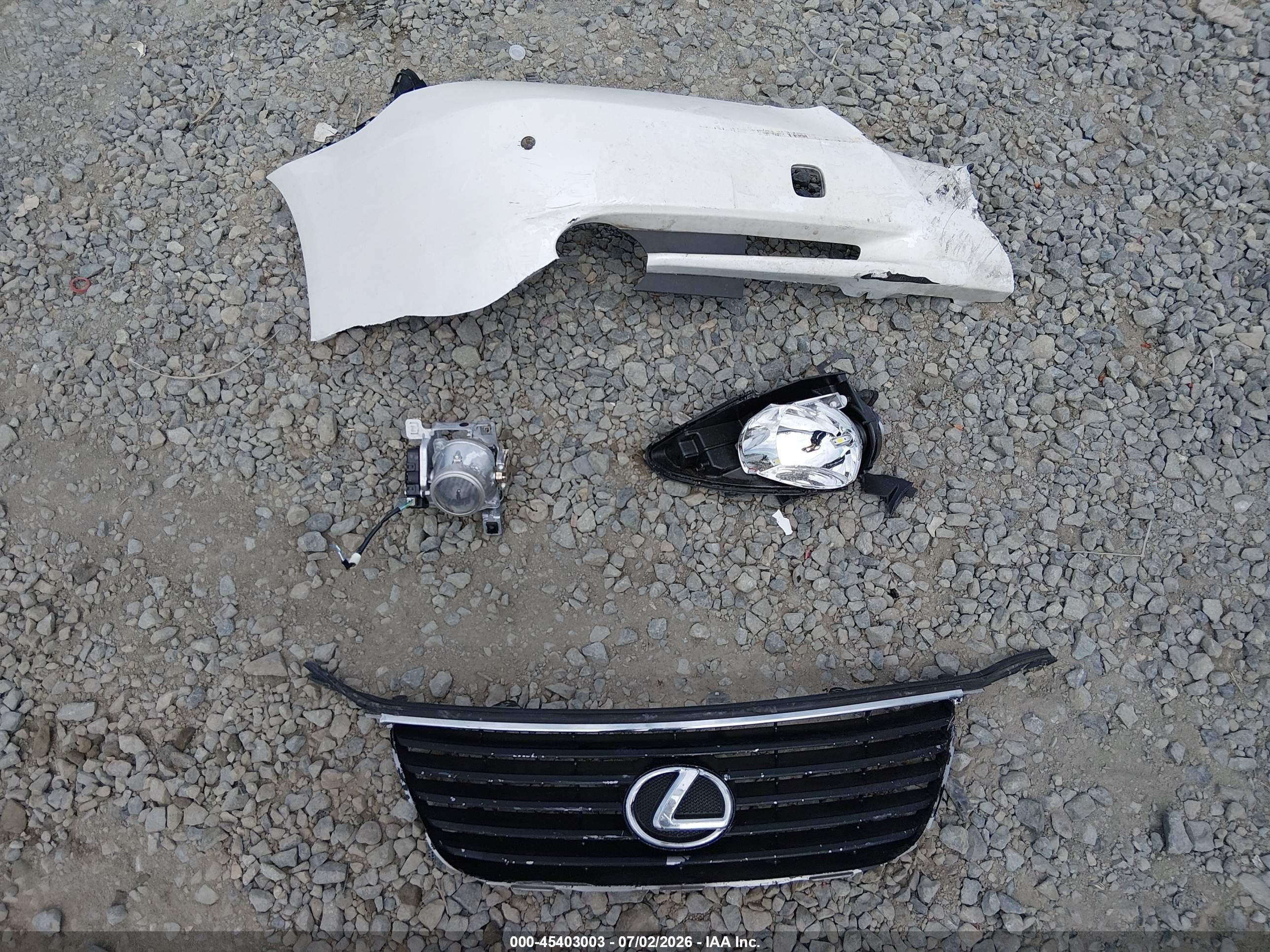 2008 Lexus Es 350   White vin: JTHBJ46G682217262