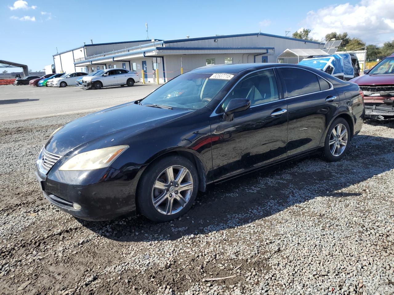 2008 Lexus Es 350 Black vin: JTHBJ46G682225040