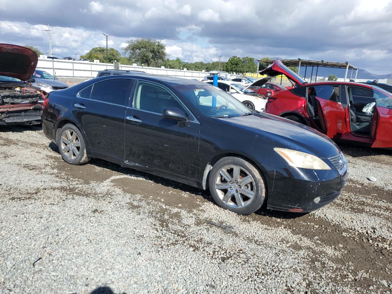 2008 Lexus Es 350 Черный vin: JTHBJ46G682225040