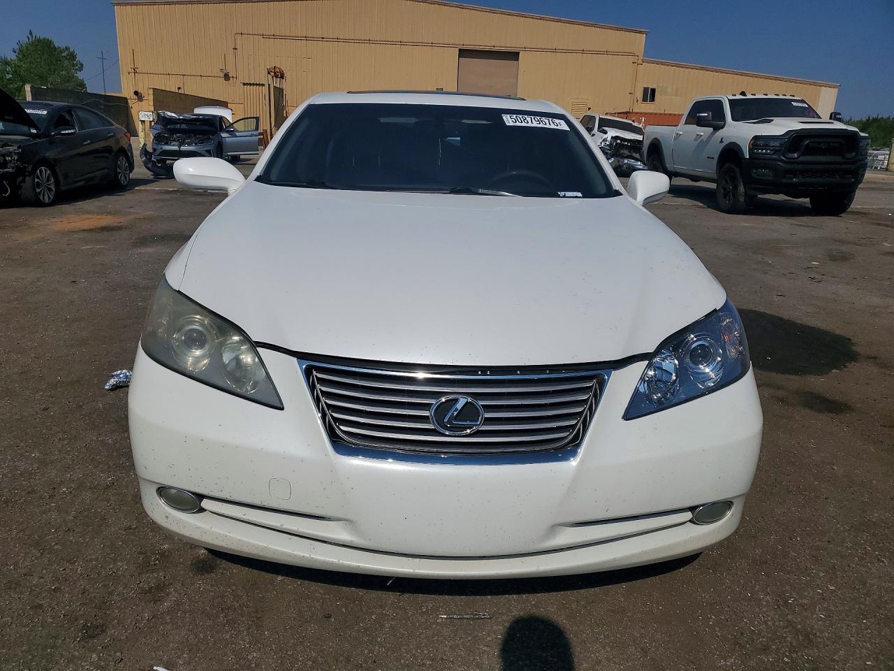 2008 Lexus Es 350 White vin: JTHBJ46G682227113