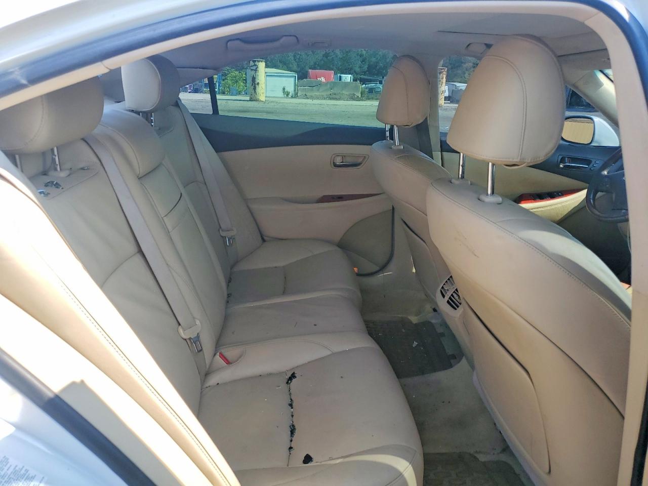 2008 Lexus Es 350 White vin: JTHBJ46G682227113